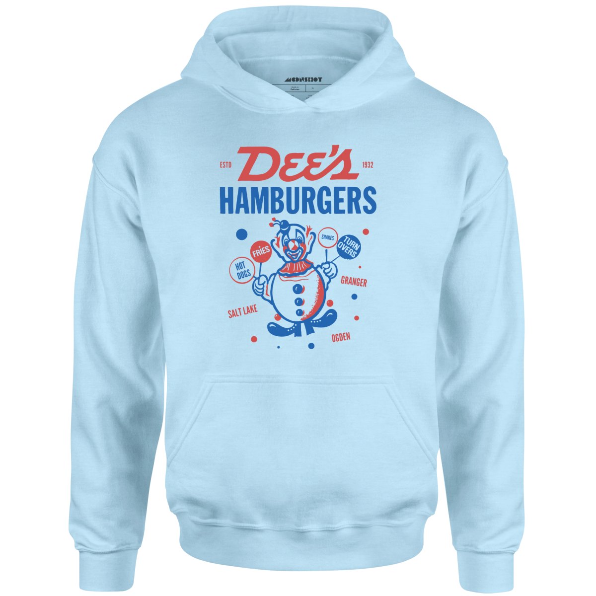 Dee's Hamburgers - Salt Lake City, UT - Vintage Restaurant - Unisex Hoodie