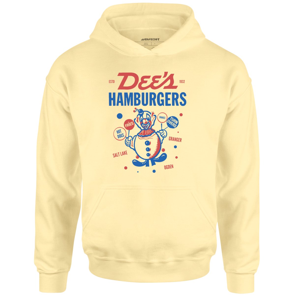 Dee's Hamburgers - Salt Lake City, UT - Vintage Restaurant - Unisex Hoodie