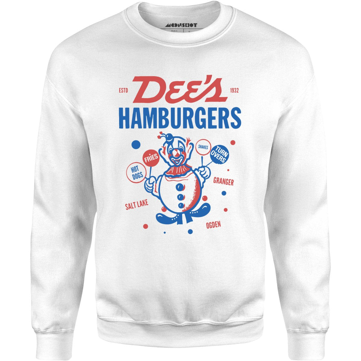 Dee's Hamburgers - Salt Lake City, UT - Vintage Restaurant - Unisex Sweatshirt