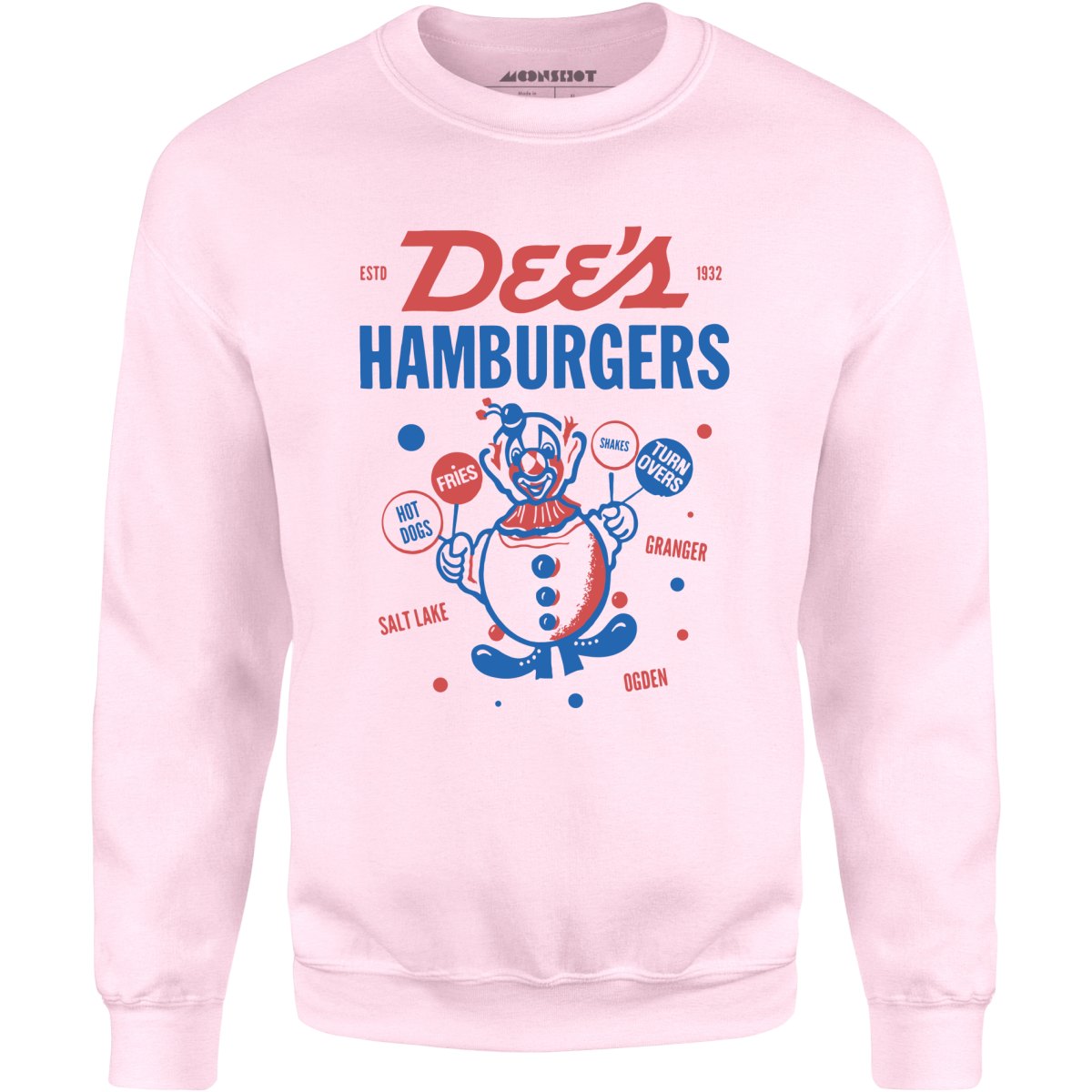 Dee's Hamburgers - Salt Lake City, UT - Vintage Restaurant - Unisex Sweatshirt