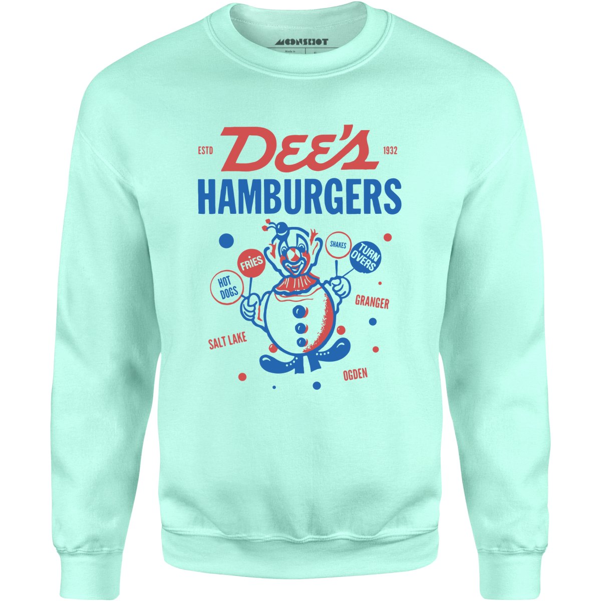 Dee's Hamburgers - Salt Lake City, UT - Vintage Restaurant - Unisex Sweatshirt