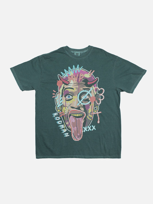 Rodman Graffiti Art Graphic T-Shirt