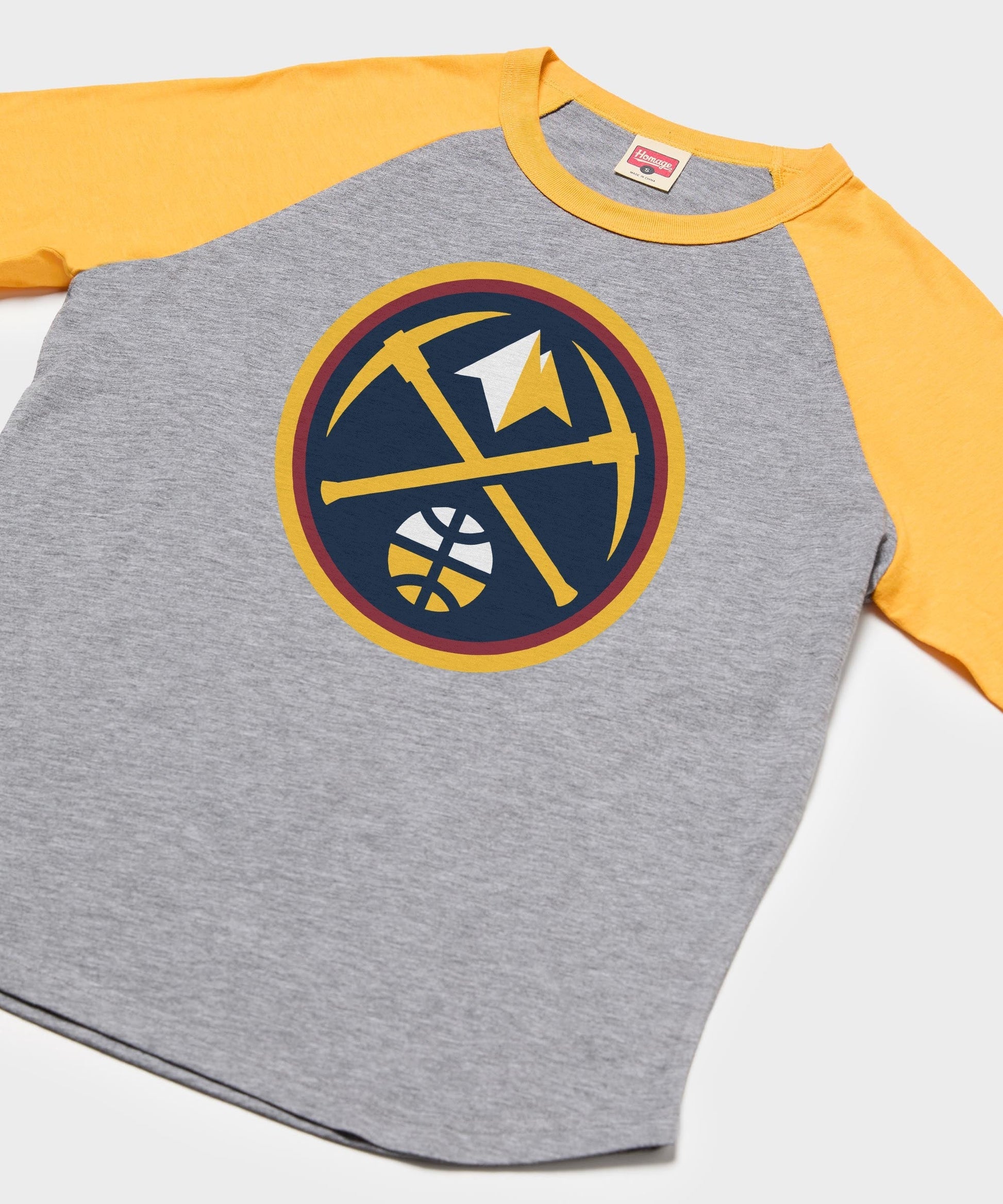Denver Nuggets Logo Raglan