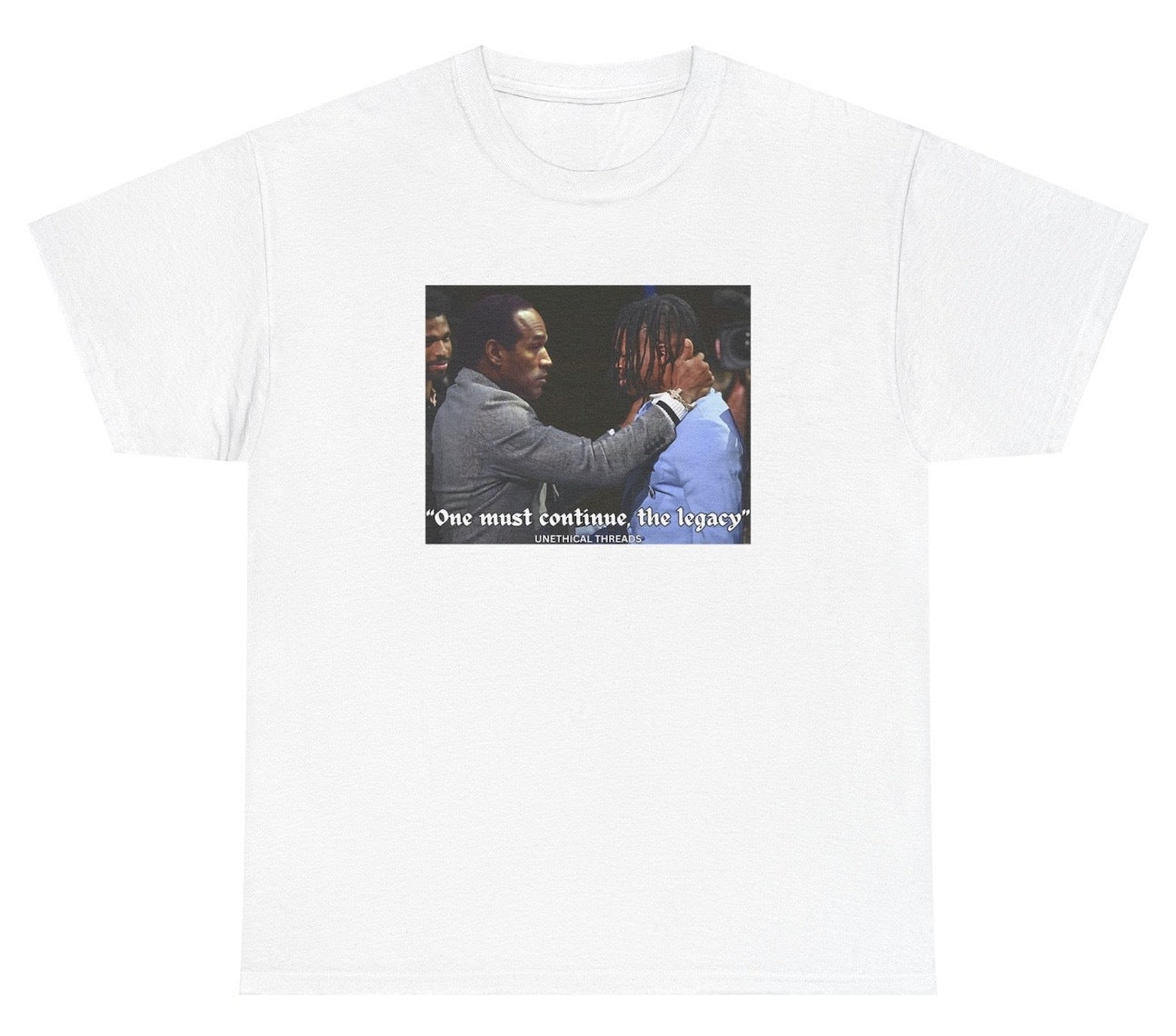 Continue The Legacy OJ Simpson Travis Hunter Tee - clothing by TeeHivey.com (Image 2)