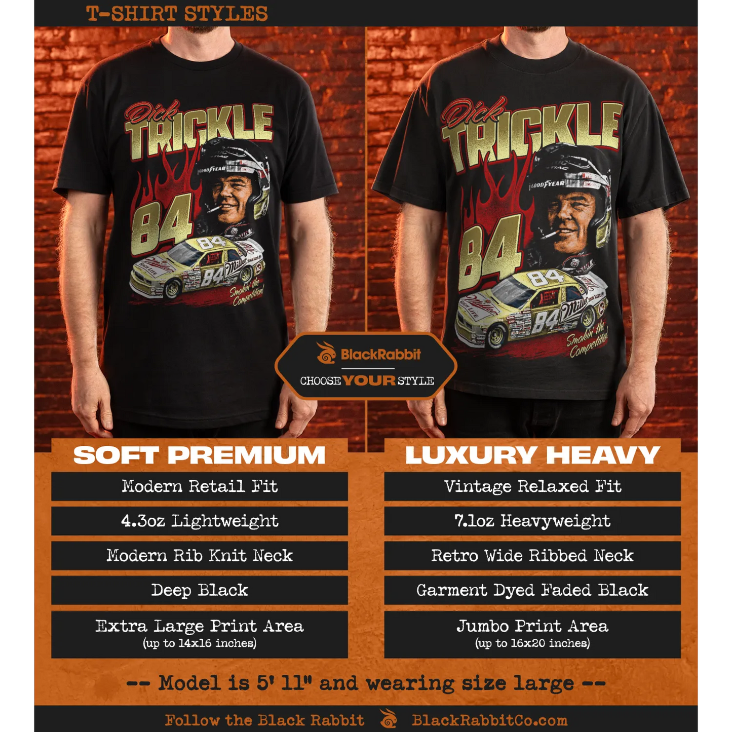 Dick Trickle 80s Racing Retro Vintage Unisex Classic T-Shirt