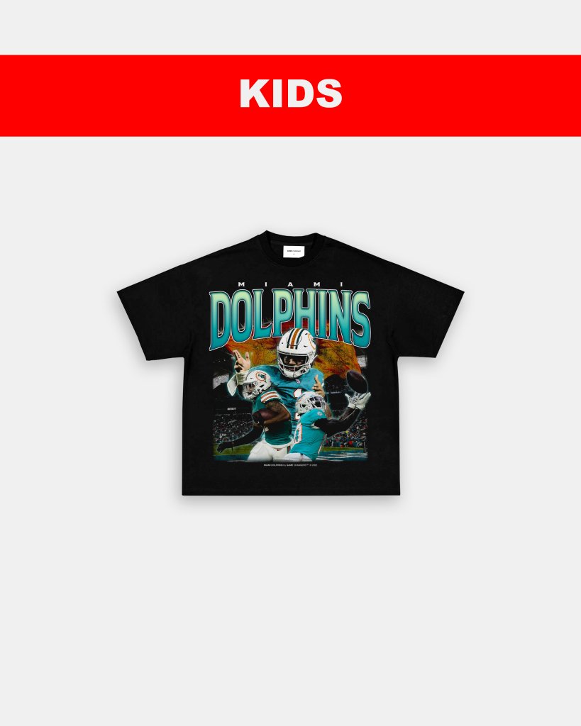 DOLPHINS - KIDS TEE - clothing by TeeHivey.com (Image 3)