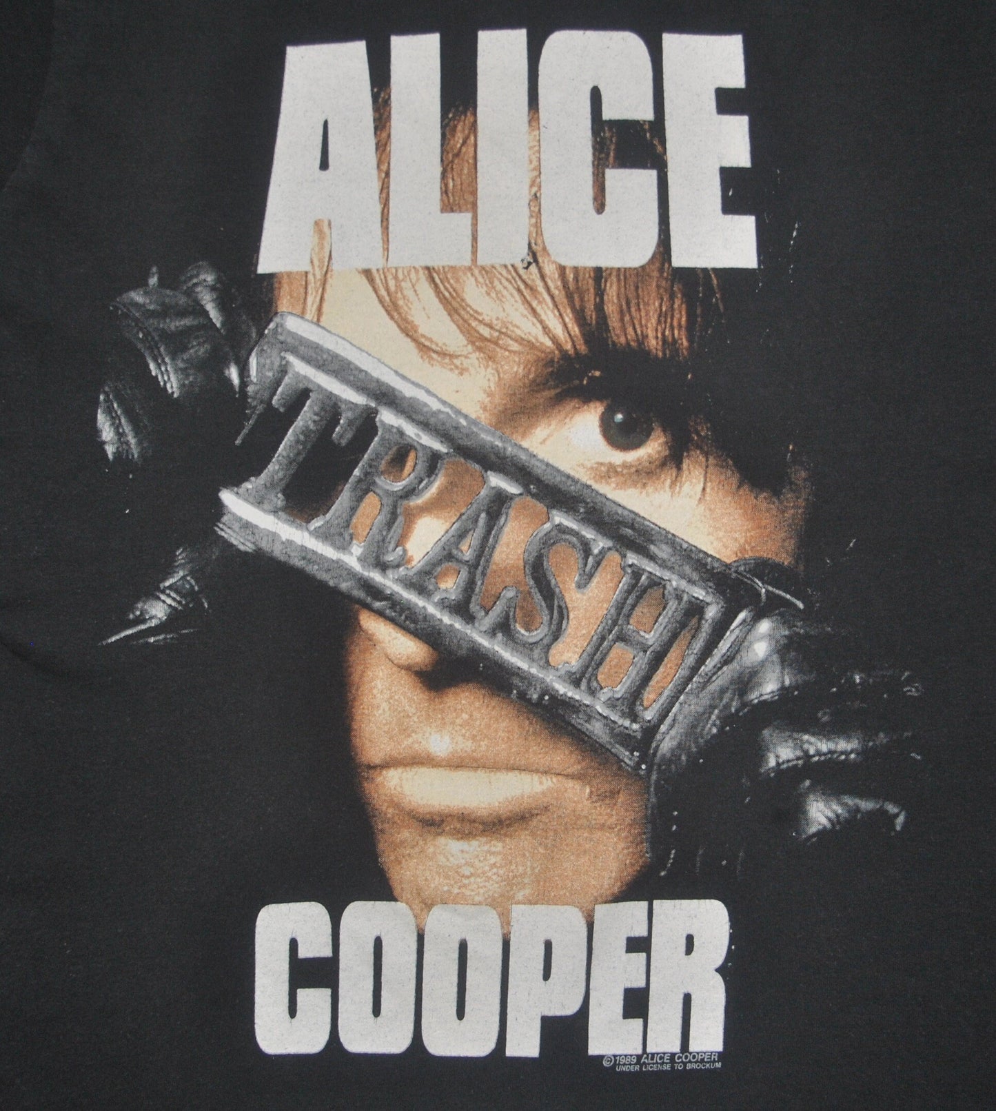Vintage 1989 Alice Cooper Thrashes Europe Tour Concert Size Small Rare Heavy Metal Hard Glam Rock 80s Shock Rock Ozzy Osbourne Tee (4)