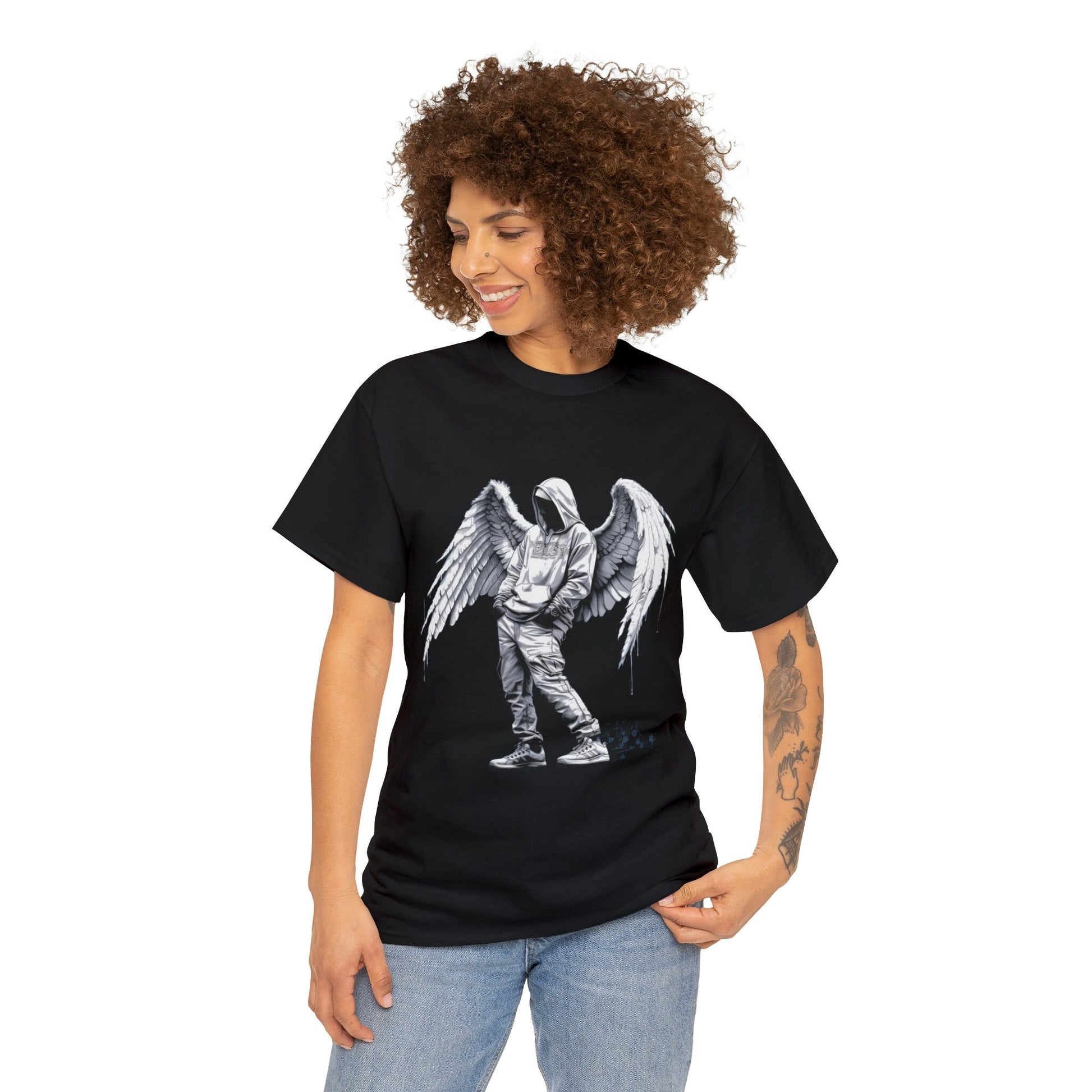 Hip Hop Angel Wings Urban Graffiti Art Tee Unisex T-shirt, Sweatshirt, Hoodie (4)