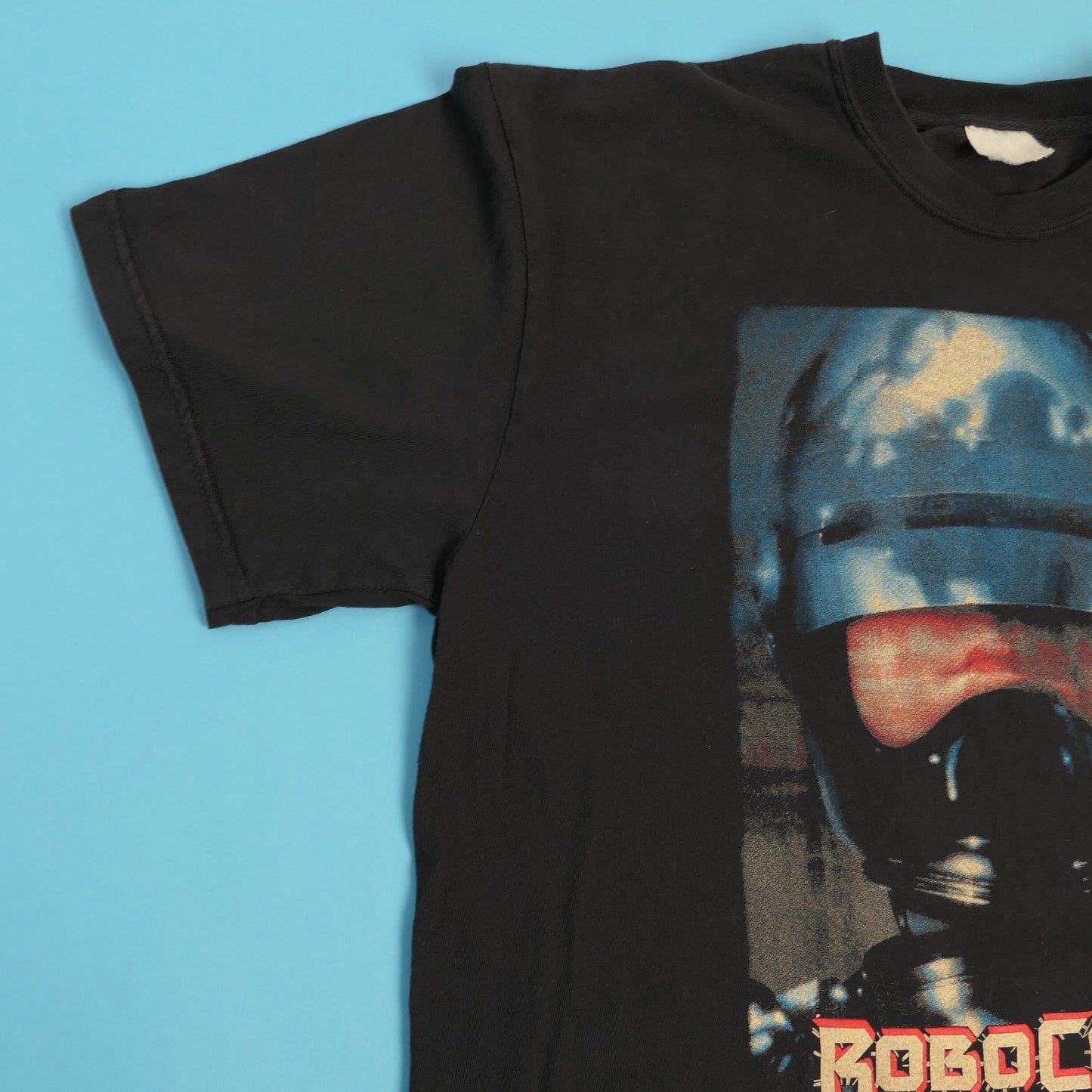 Robocop Sci-Fi Movie Tee Irvin Kershner Frank Miller Comic Story Writer 1990s Police Detroit Cinema Halloween Film Boxy Tee (3)