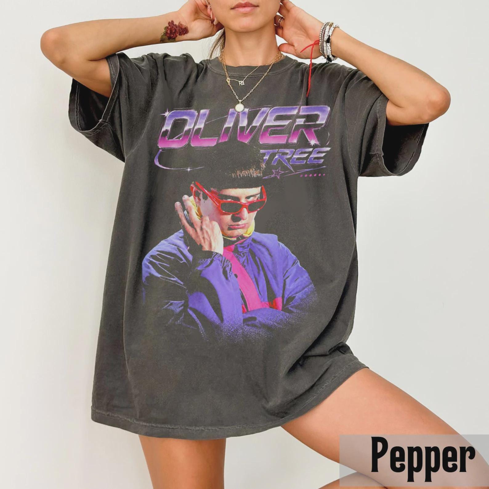 Oliver Tree Fan Oliver Tree Retro Vintage Oliver Tree Retro 90s Y2k Oliver Tree Music Merch Tee (1)