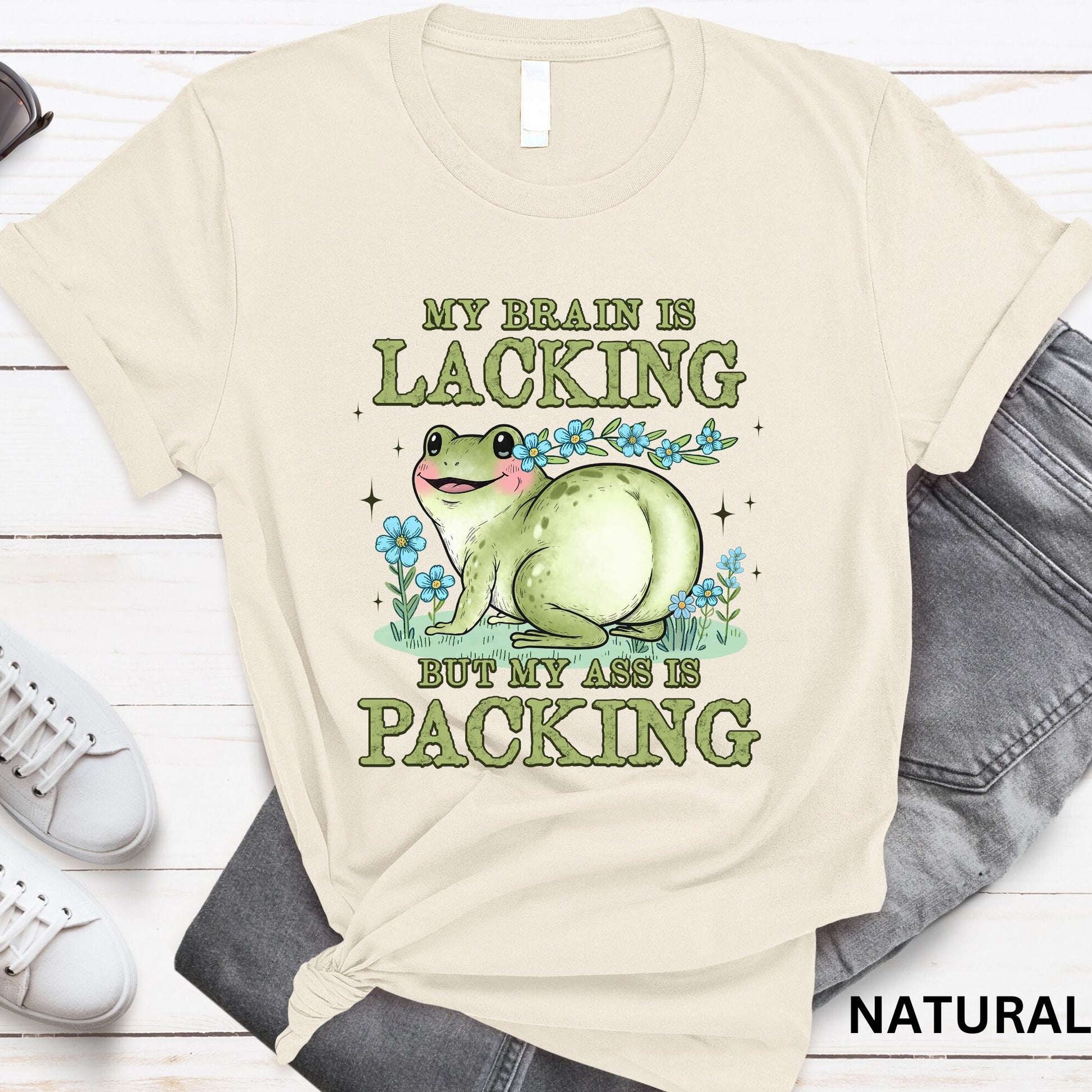 Brain Lacking Ass Packing Frog Meme Big Butt Humor Raunchy Inappropriate (4)