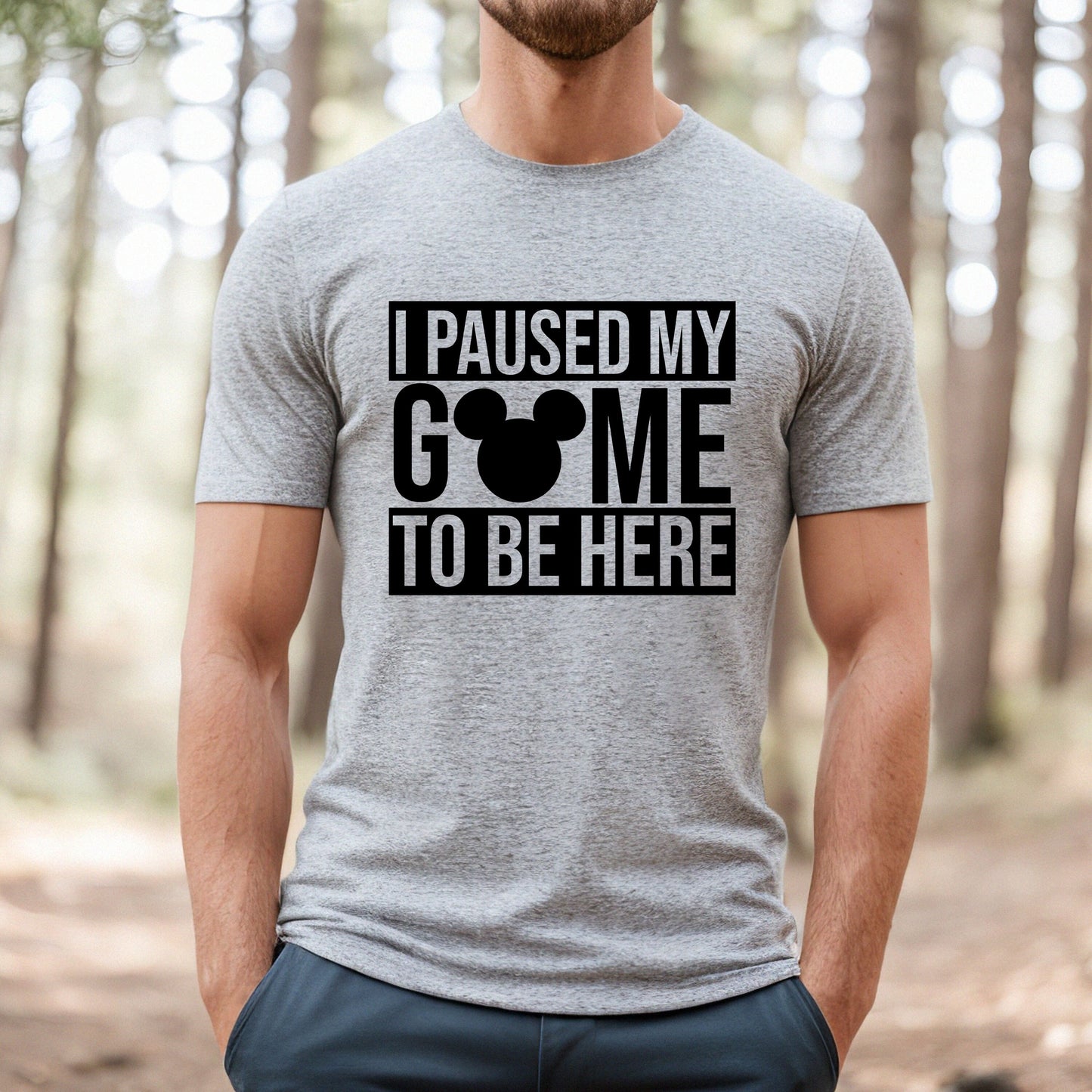 Comfort Colors Paused Game Here Game Gaming Gaming Unisex T-shirt, Sweatshirt, Hoodie (2)