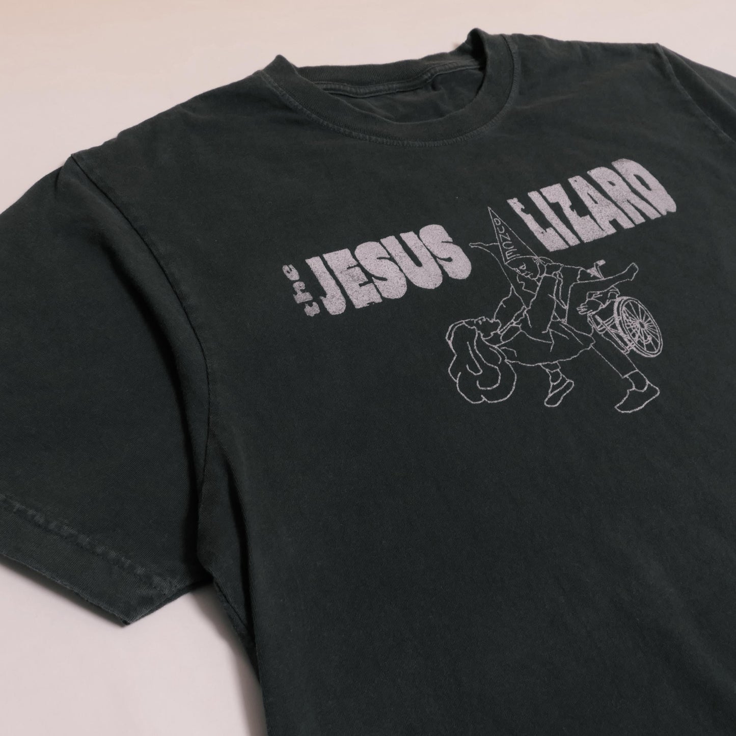 Jesus Lizard Dunce Tee Noise Art Post Punk Wave Austin Texas Wheelchair Epidemic Alternative Rock Noise Grunge Band Faded Xl (2)