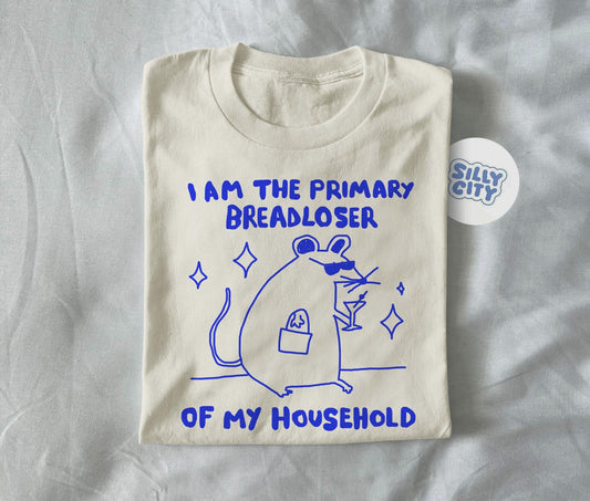 Am Primary Breadloser Household Rat Drawing Meme Rat Unisex T-shirt, Sweatshirt, Hoodie (1)