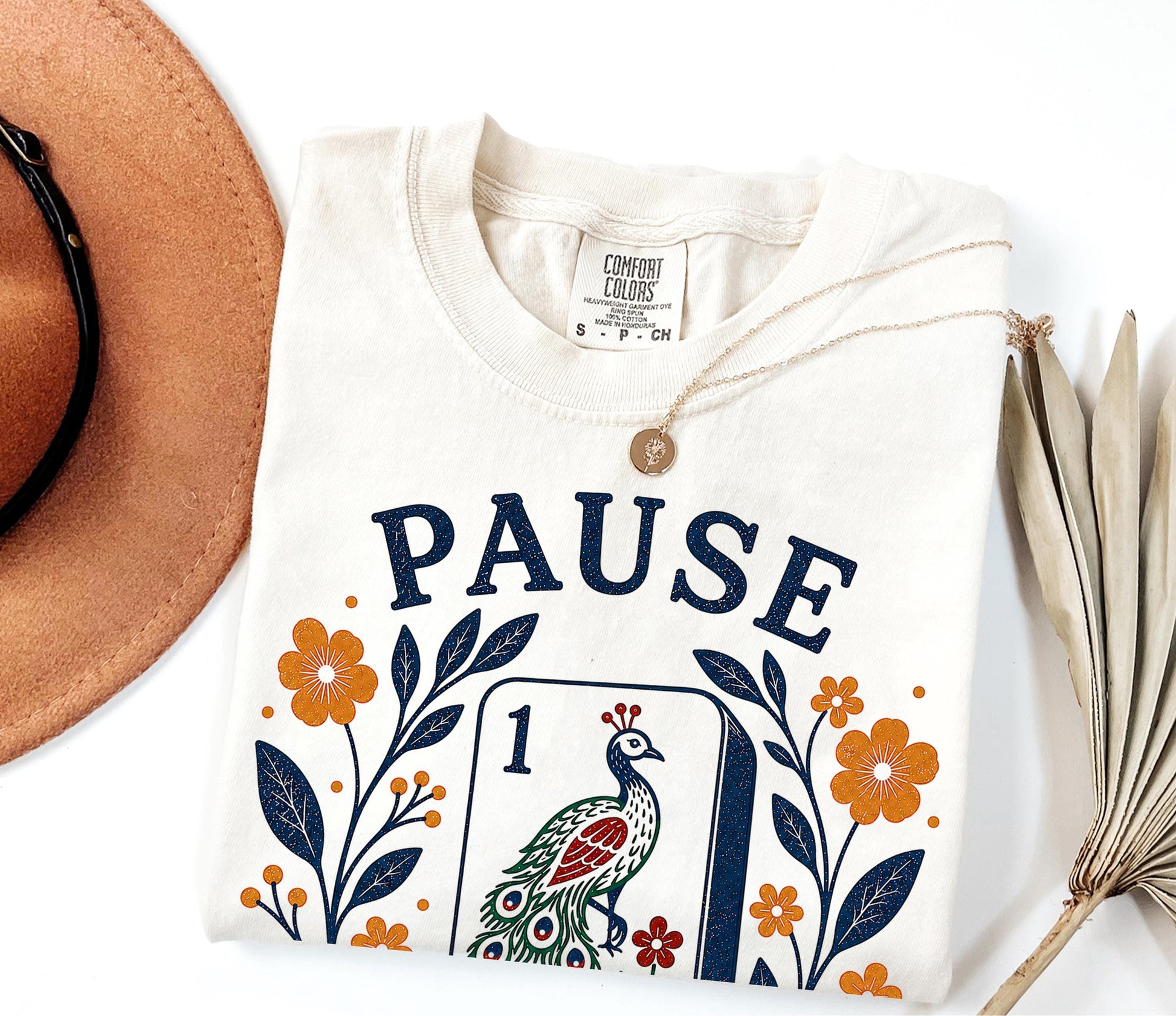 Pause Nevermind Mahjong Peacock Mahjong Tee Comfort Colors Mahjong Player Retro Floral Mahj Yellow Blue (2)