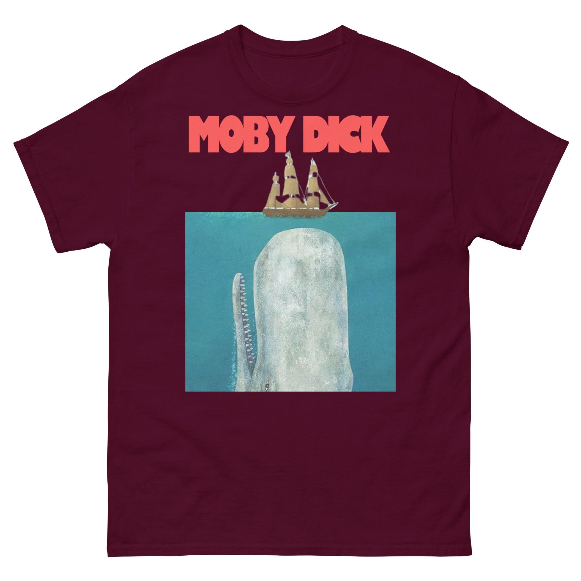 Moby Dick Vintage Literary Whale Retro Book Lover Novel Readers Ocean Fans (2)