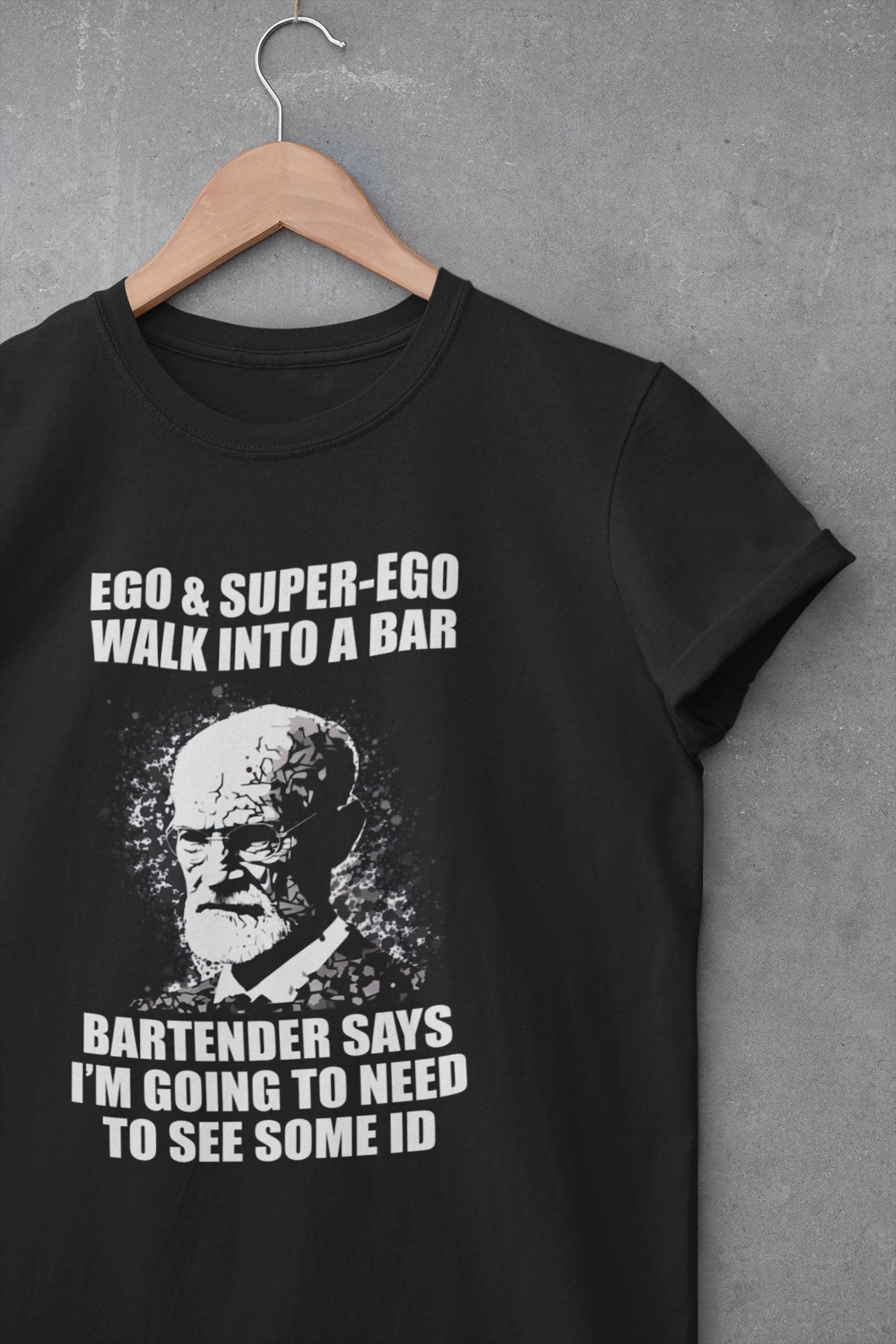 Psychologis Sigmund Freud Joke Tee Psychologist Therapis Medical Psychology Humor (1)