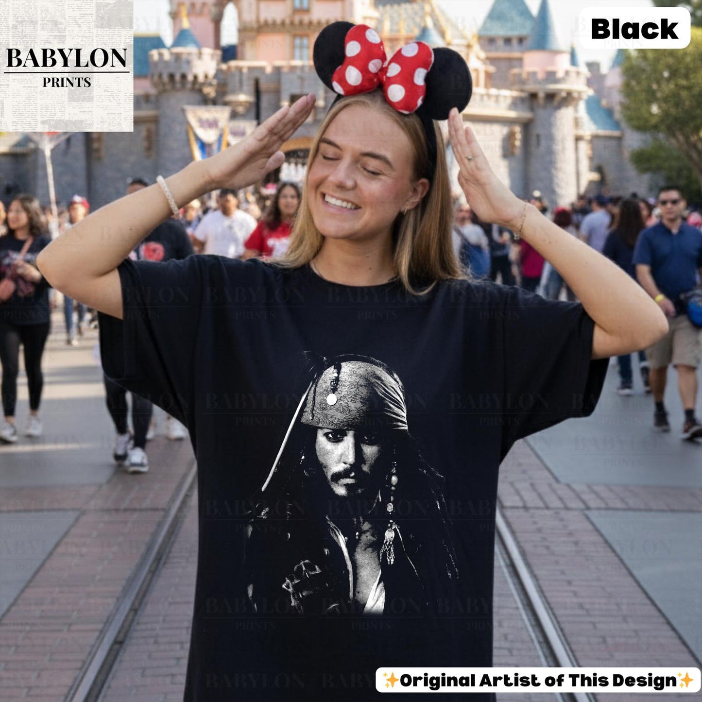 Vintage Jack Sparrow Pirates Disney Tee Captain Jack Sparrow Disneyland Pirates Ride Pirates Caribbean (3)