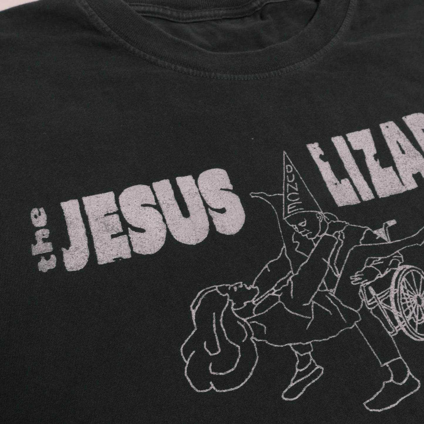 Jesus Lizard Dunce Tee Noise Art Post Punk Wave Austin Texas Wheelchair Epidemic Alternative Rock Noise Grunge Band Faded Xl (3)