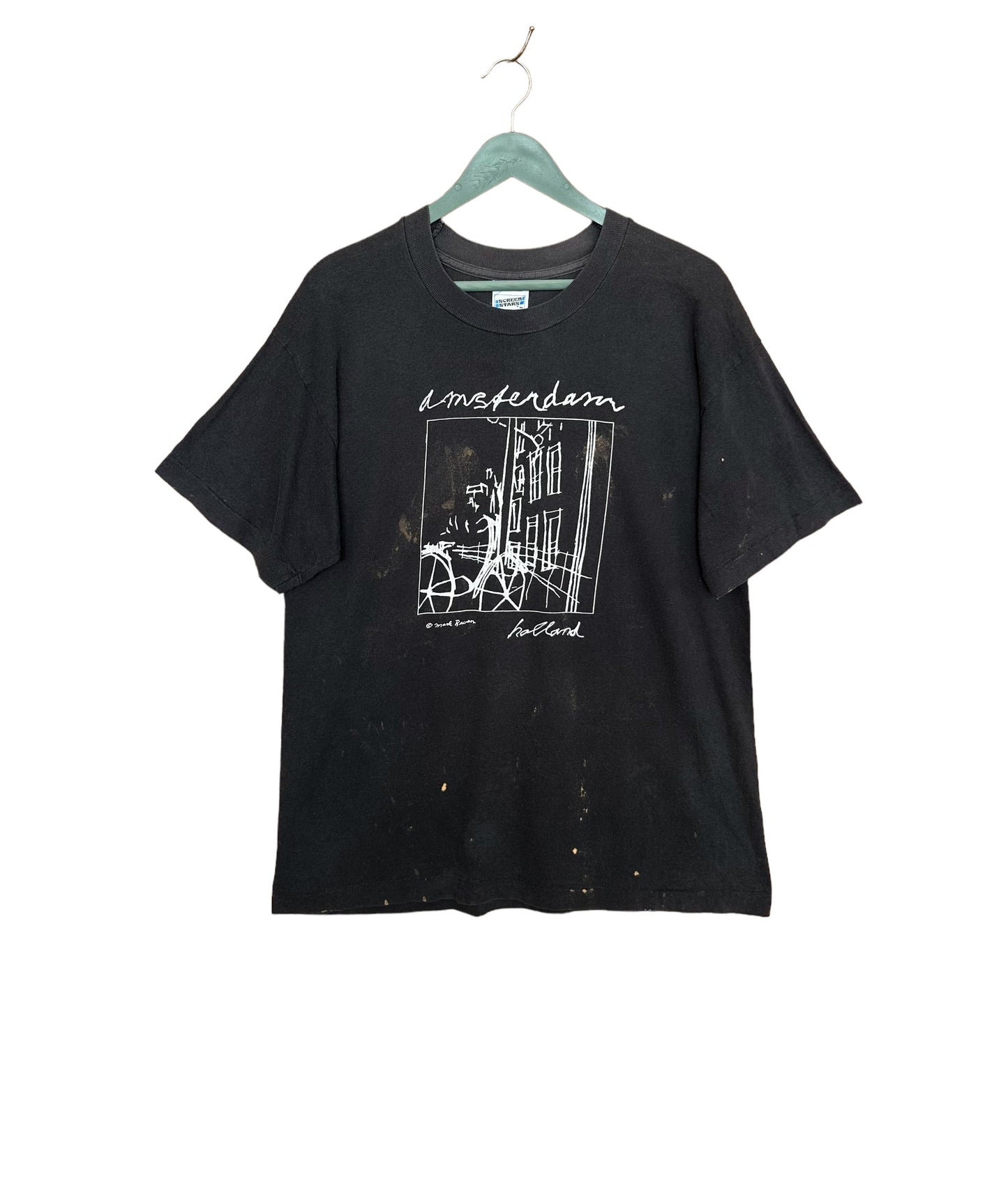 Vintage 90s Amsterdam Art Mark Tavern Size Unisex T-shirt, Sweatshirt, Hoodie (1)