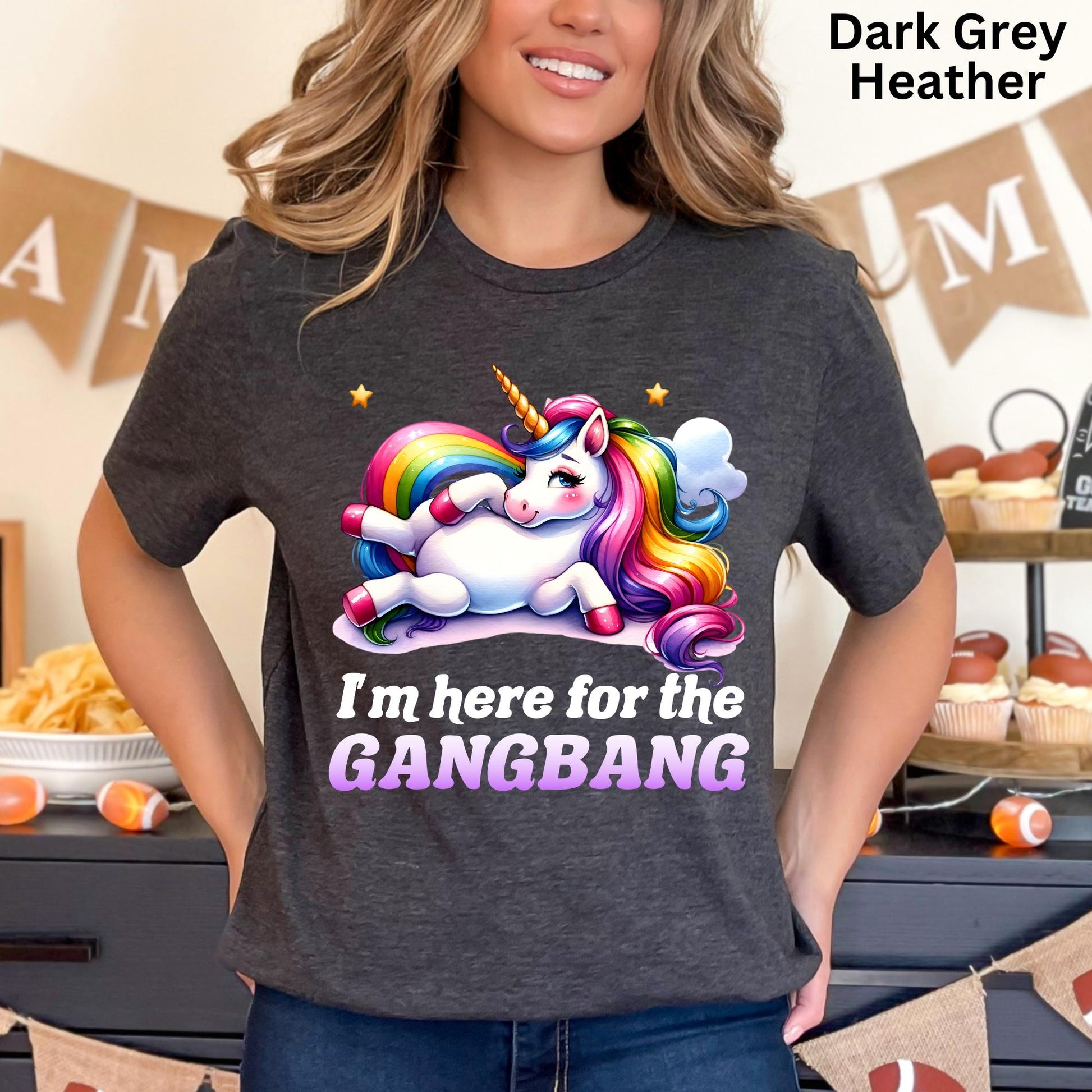 I'M Here Gangb Ng Embarrassing Dirty Humor Raunchy Inappropriate Offensive Unicorn Meme (2)