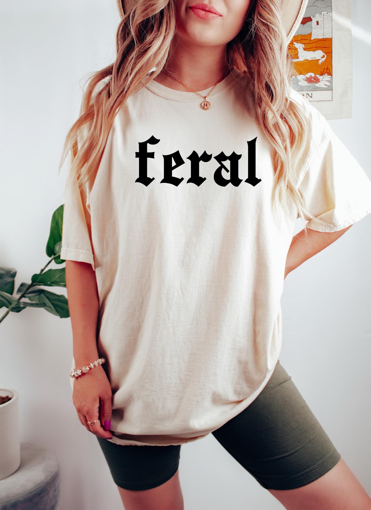 Feral Comfort Feral Tee Quote Feral Era Cowgirl Friend Sarcastic Tee (2)