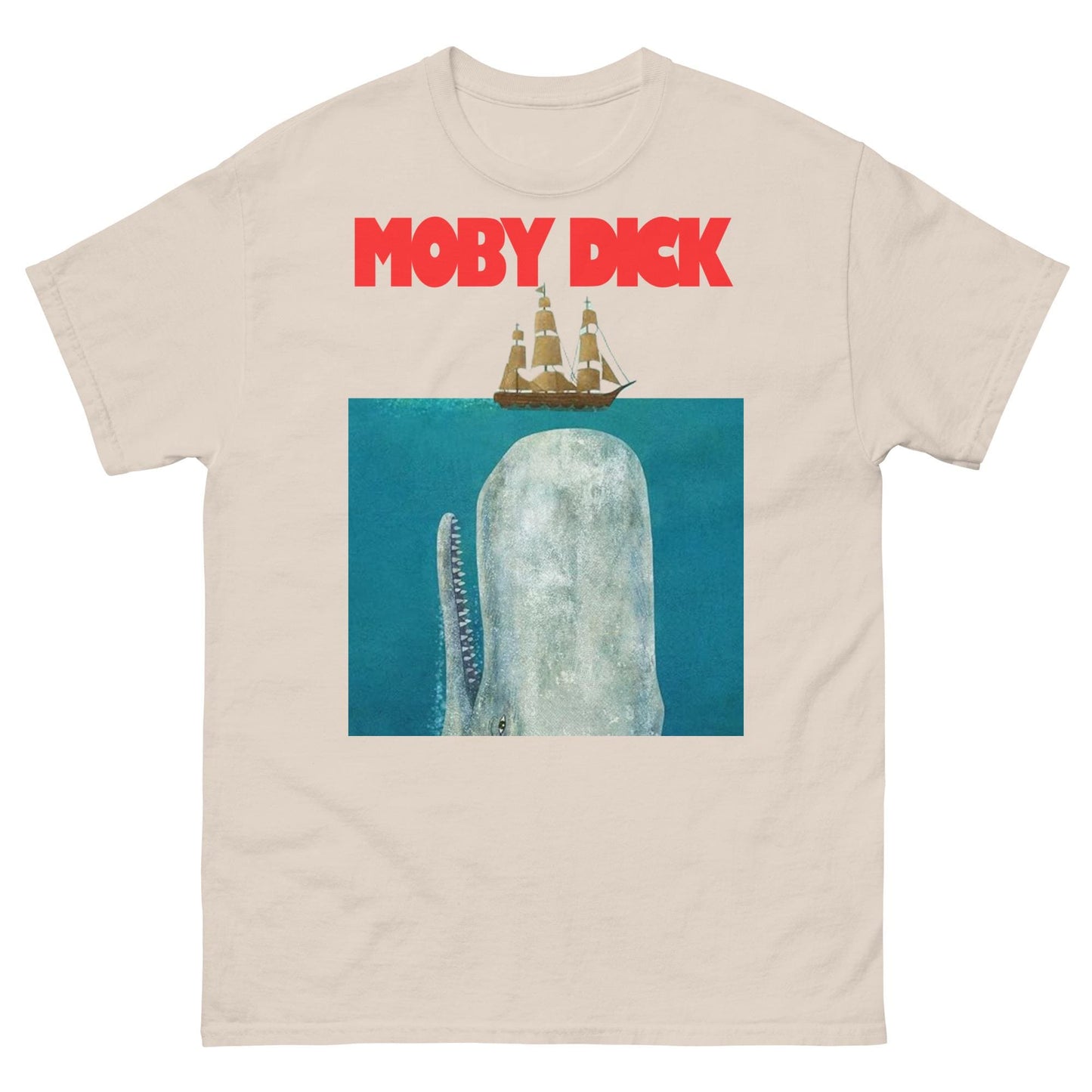 Moby Dick Vintage Literary Whale Retro Book Lover Novel Readers Ocean Fans (1)