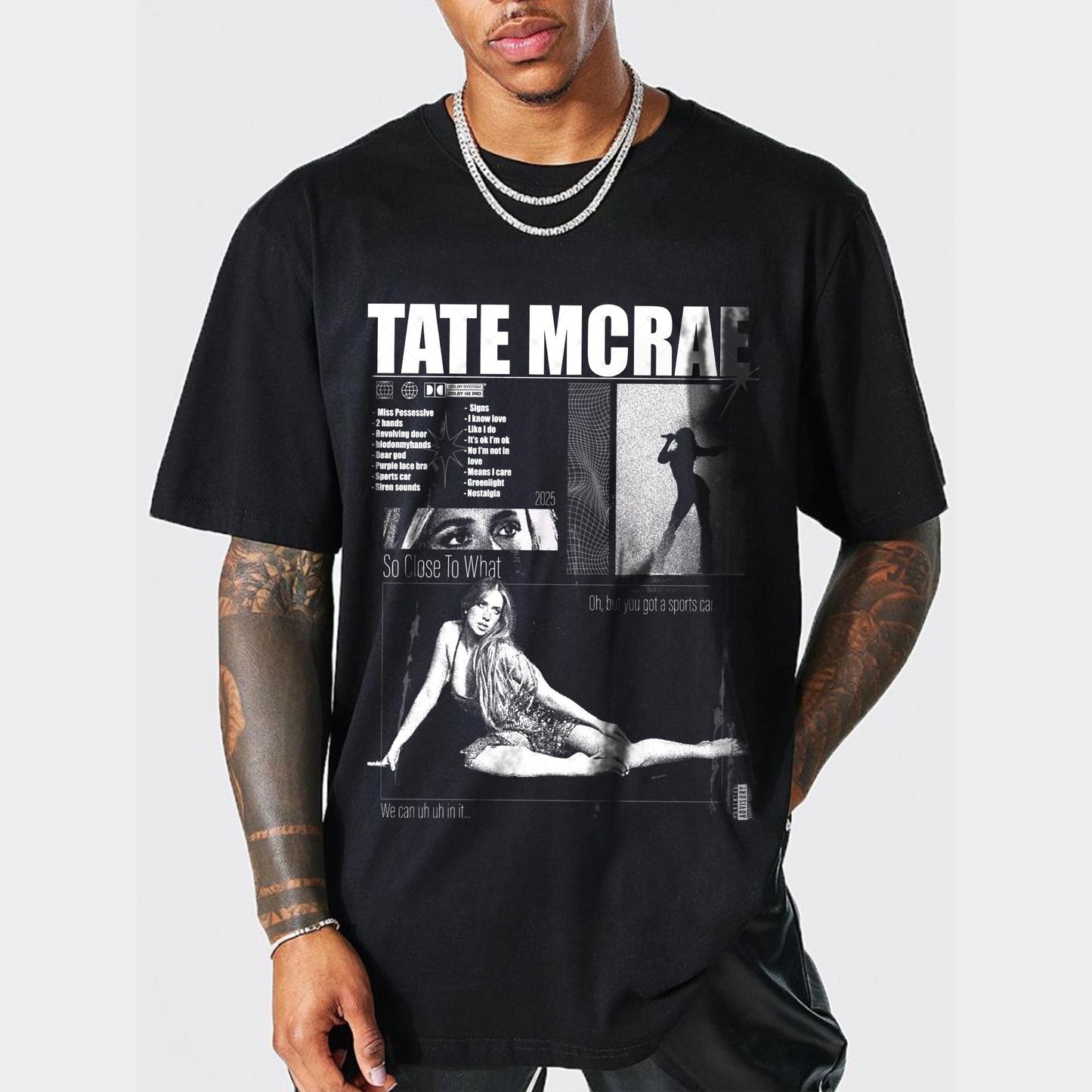 Vintage Tate Mcrae Concert Tee Tate Mcrae T8 Mcrae Fan Pop Star Merch Tour (3)