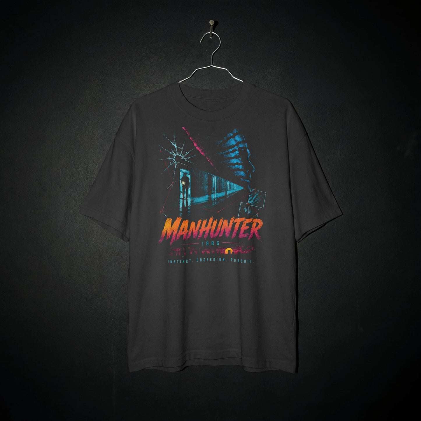 Manhunter Inspired Acid Wash 80s Crime Thriller Movie Tee Michael Mann Cult Film (3)