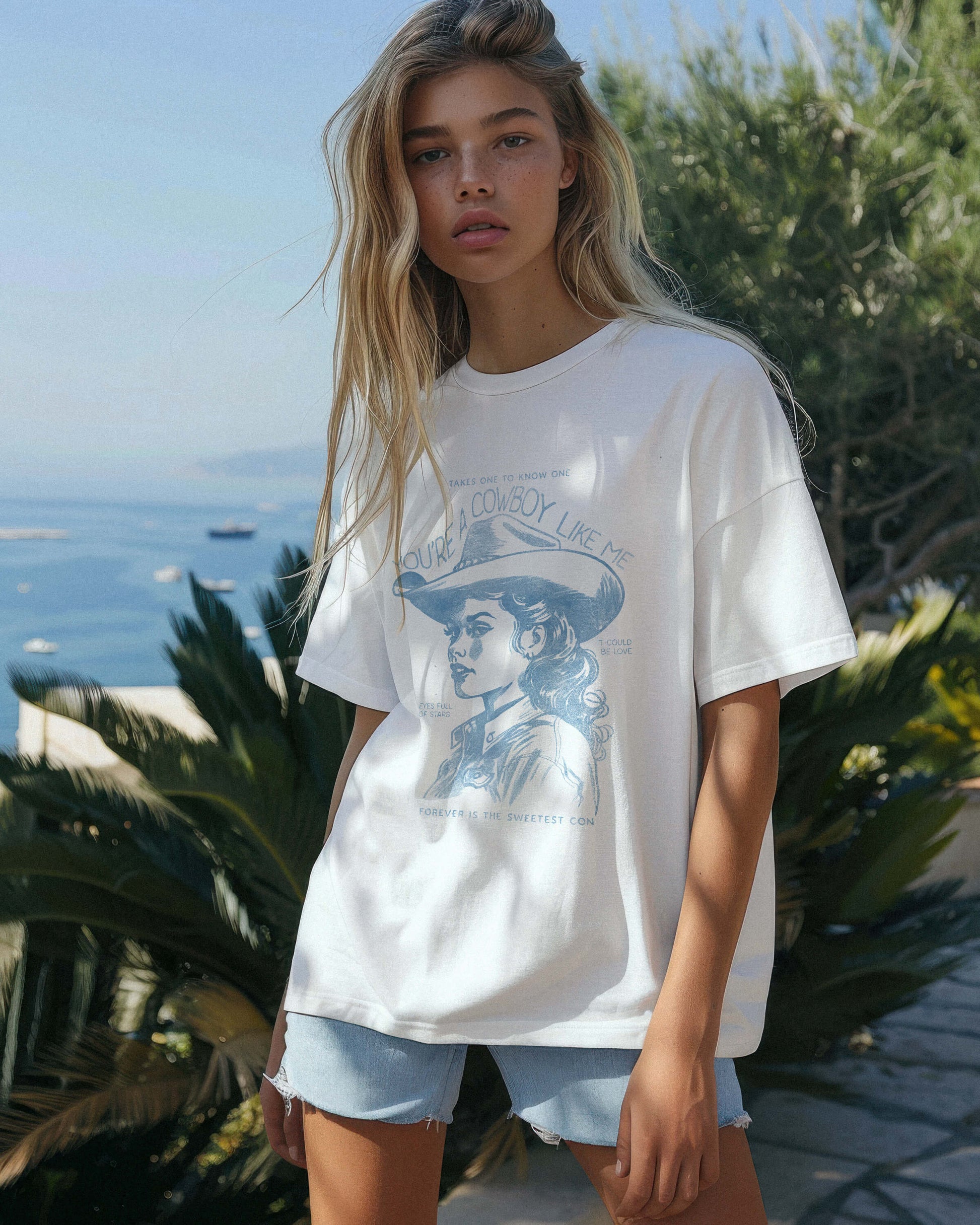 Cowboy Like Retro Western Cowgirl Unisex T-shirt, Sweatshirt, Hoodie (3)