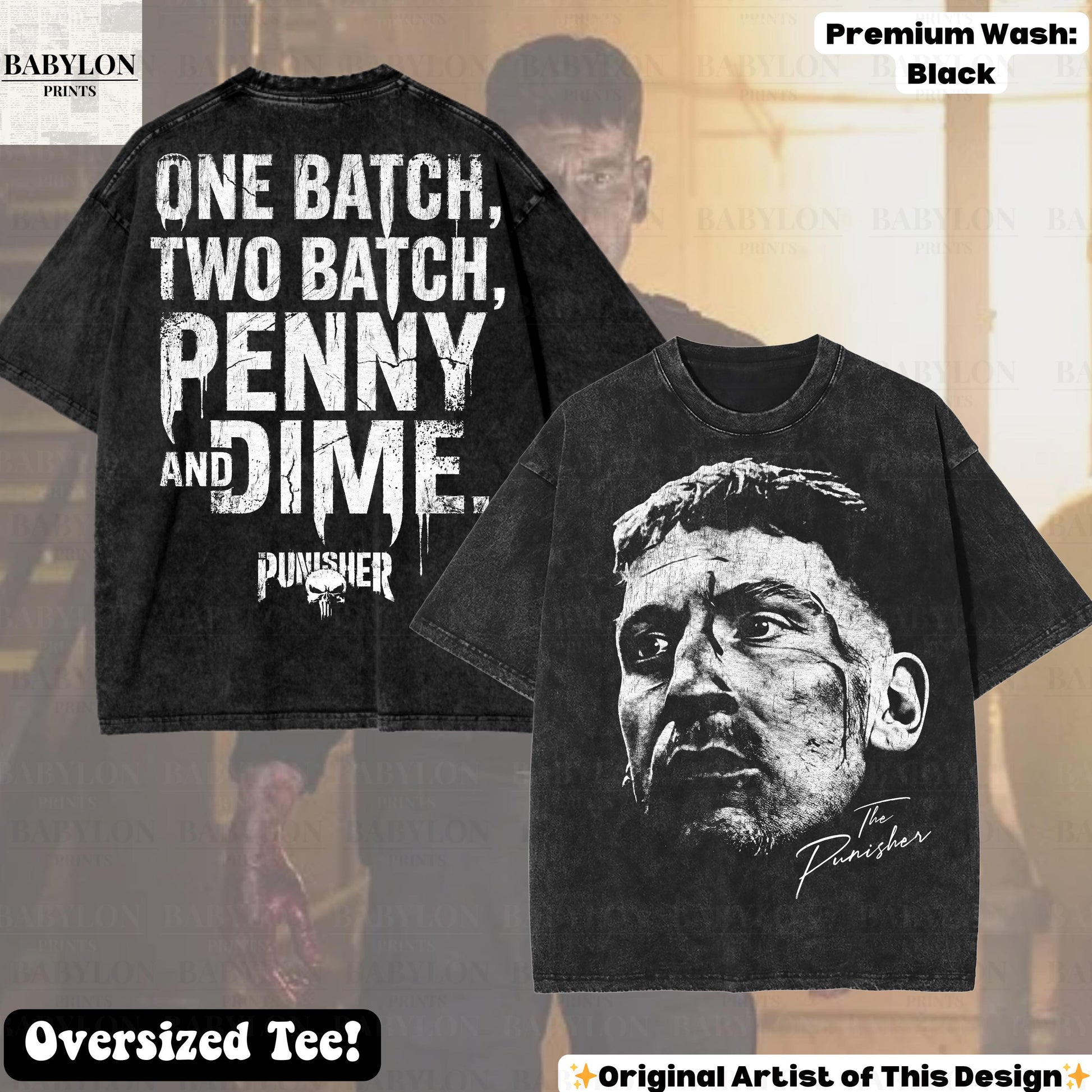 Oversized Punisher Jon Bernthal Punisher Frank Castle Marvel Punisher Dad Spiderman Brand Day (2)