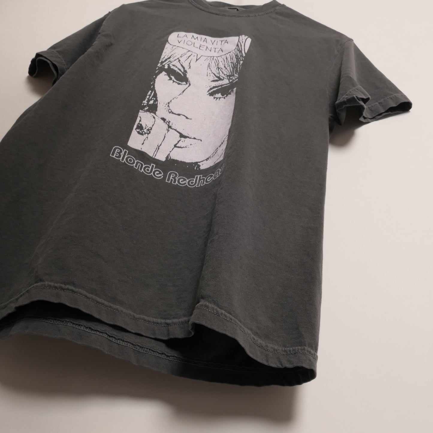 Blonde Redhead Band Tee Ultra Faded Shoegaze Ambient Post Rock Noise Chill Slowdive Shoegazer Album Single Faded Heavyweigh Medium (3)