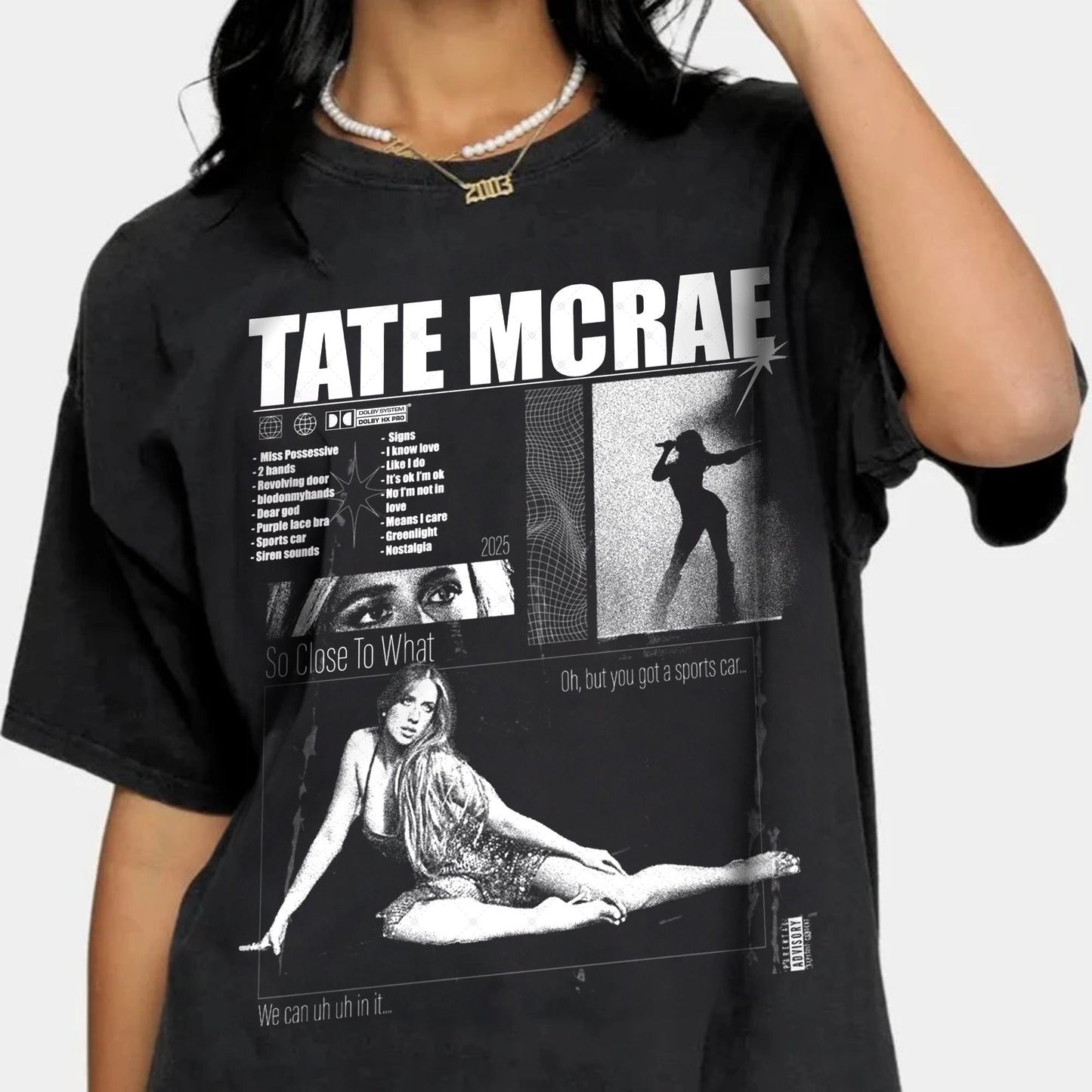 Vintage Tate Mcrae Concert Tee Tate Mcrae T8 Mcrae Fan Pop Star Merch Tour (1)