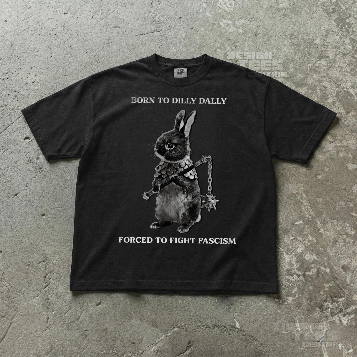 Born Dilly Dally Forced Fight Fascism Unisex T-shirt, Sweatshirt, Hoodie (2)