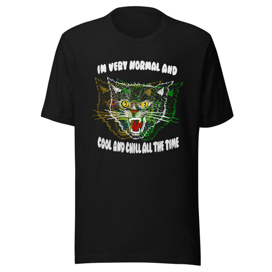 Cat Very Normal Ordinary Unisex T-shirt, Sweatshirt, Hoodie (1)