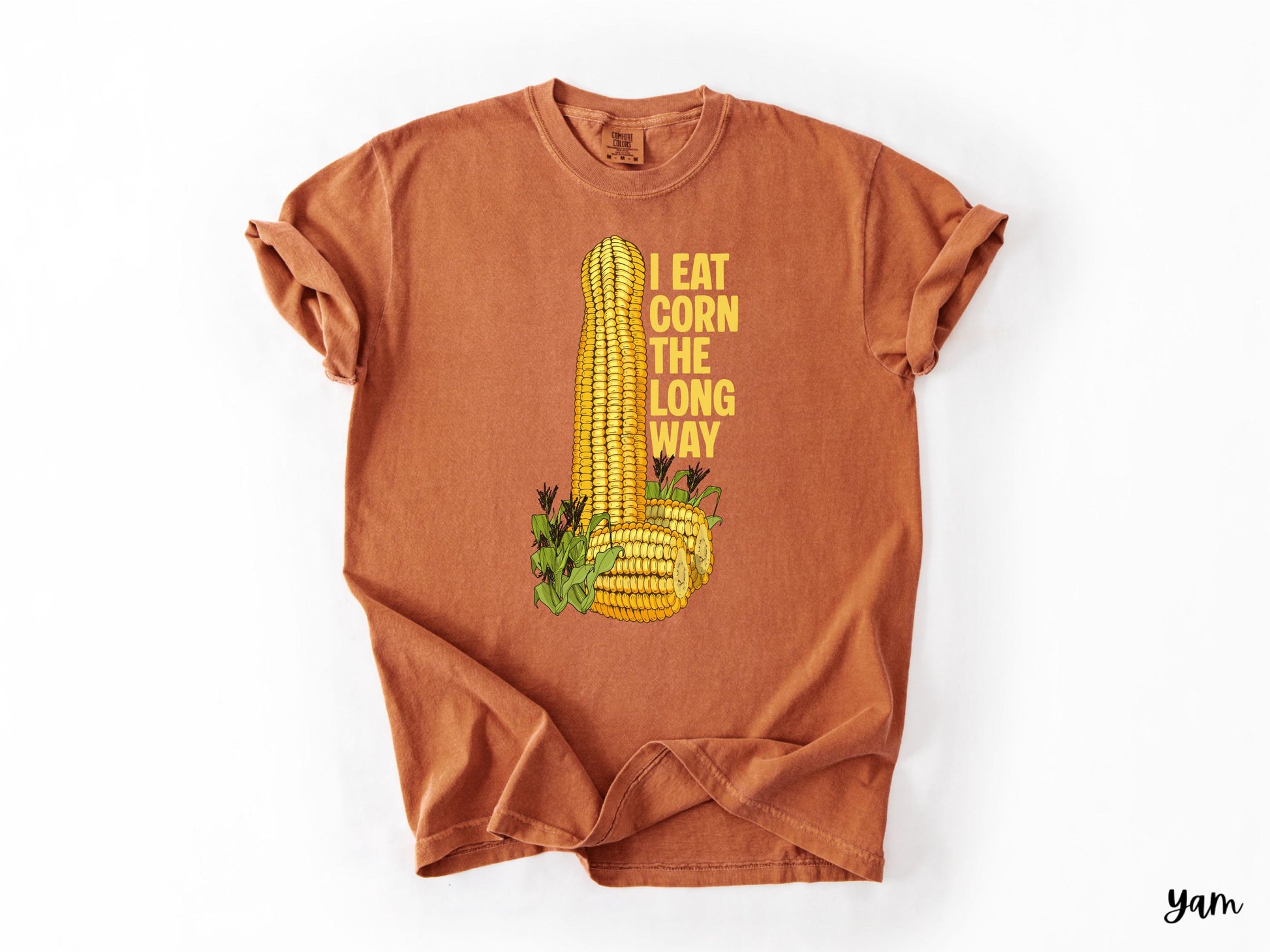Eat Corn Long Way Humor Inappropriate Raunchy Sayings Gag Meme Offensive Embarrassing (4)