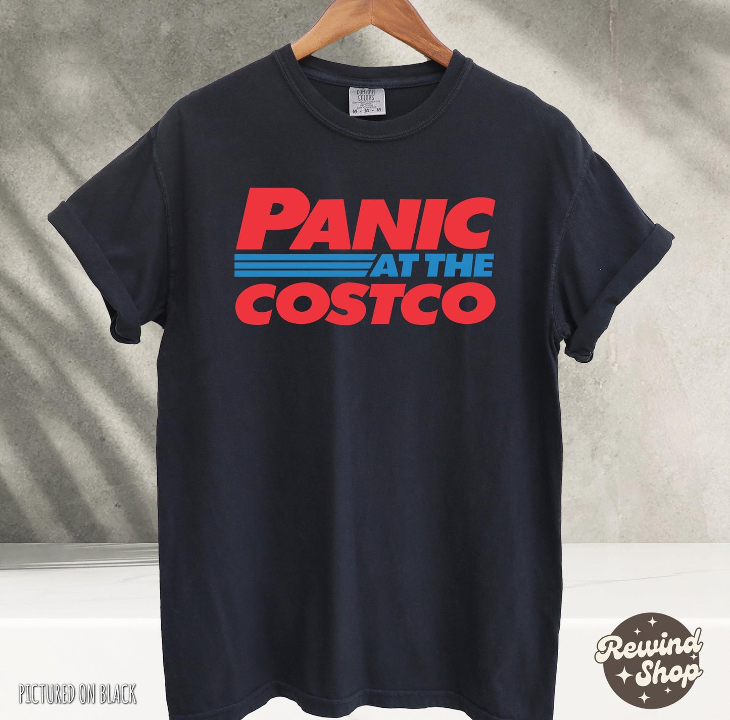 Panic Costco Vintage Retro Costco Costco Lovers Costco Tee Oversized Washed Tee Costco (3)