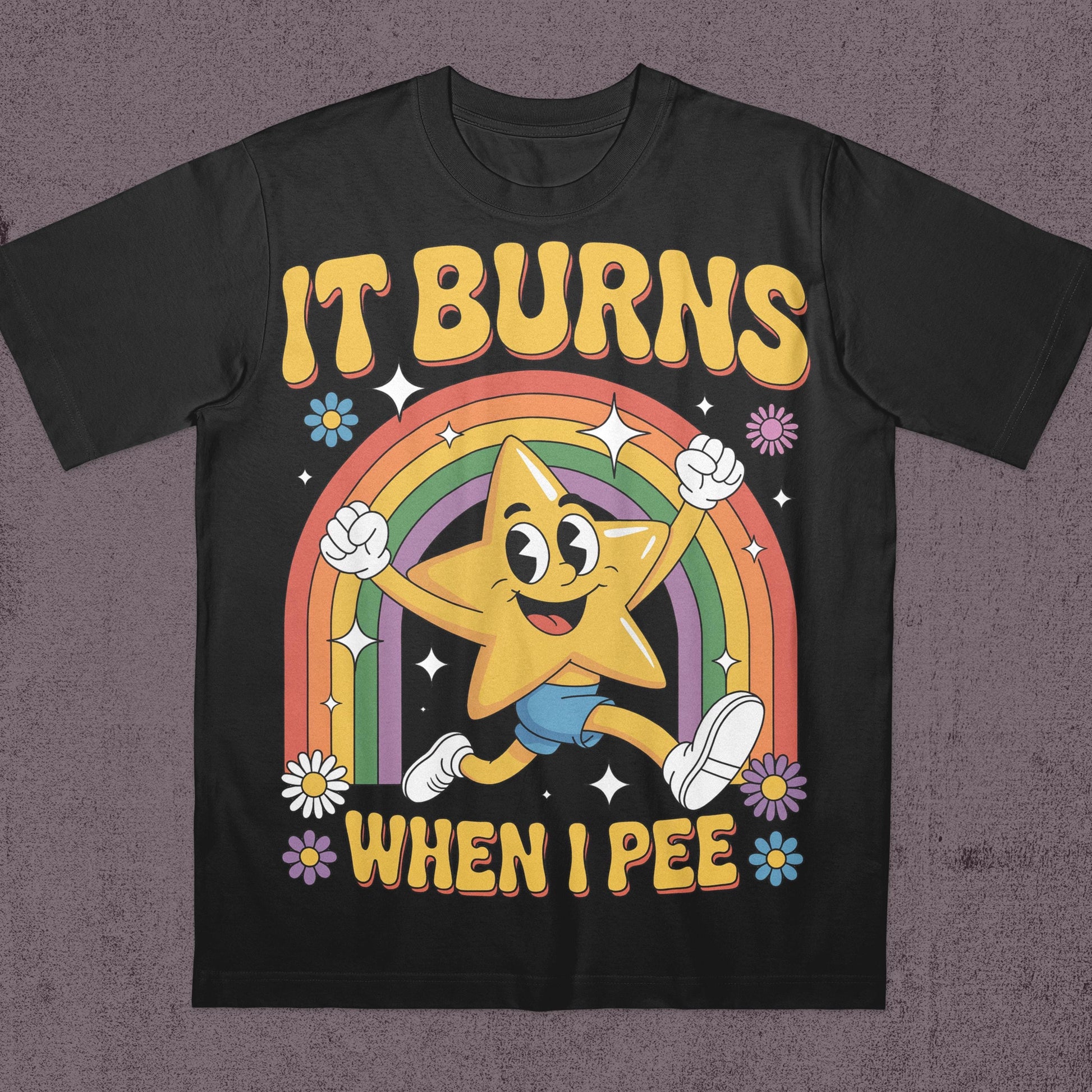 Saying Burns Pee 90s Vintage Bootleg Unisex T-shirt, Sweatshirt, Hoodie (1)