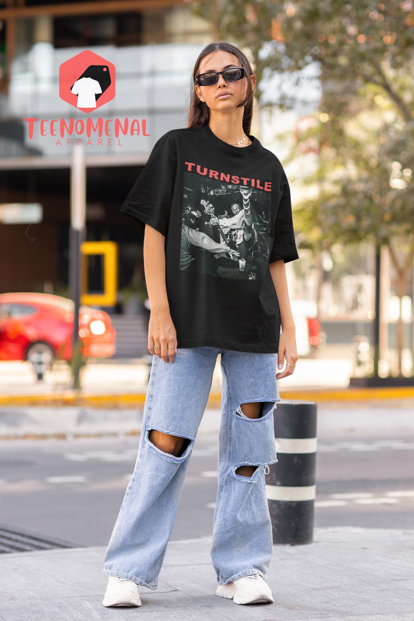Turnstile Indie Rock Music Band Merch Nonstop Feeling Album Tee Rock Music Fans (2)