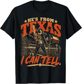 Hes Texas Tell Chainsaw Horror Halloween Unisex T-shirt, Sweatshirt, Hoodie (1)