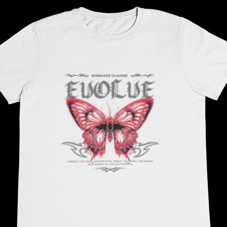 Y2k Butterfly 2000s Nostalgia Unisex T-shirt, Sweatshirt, Hoodie (1)