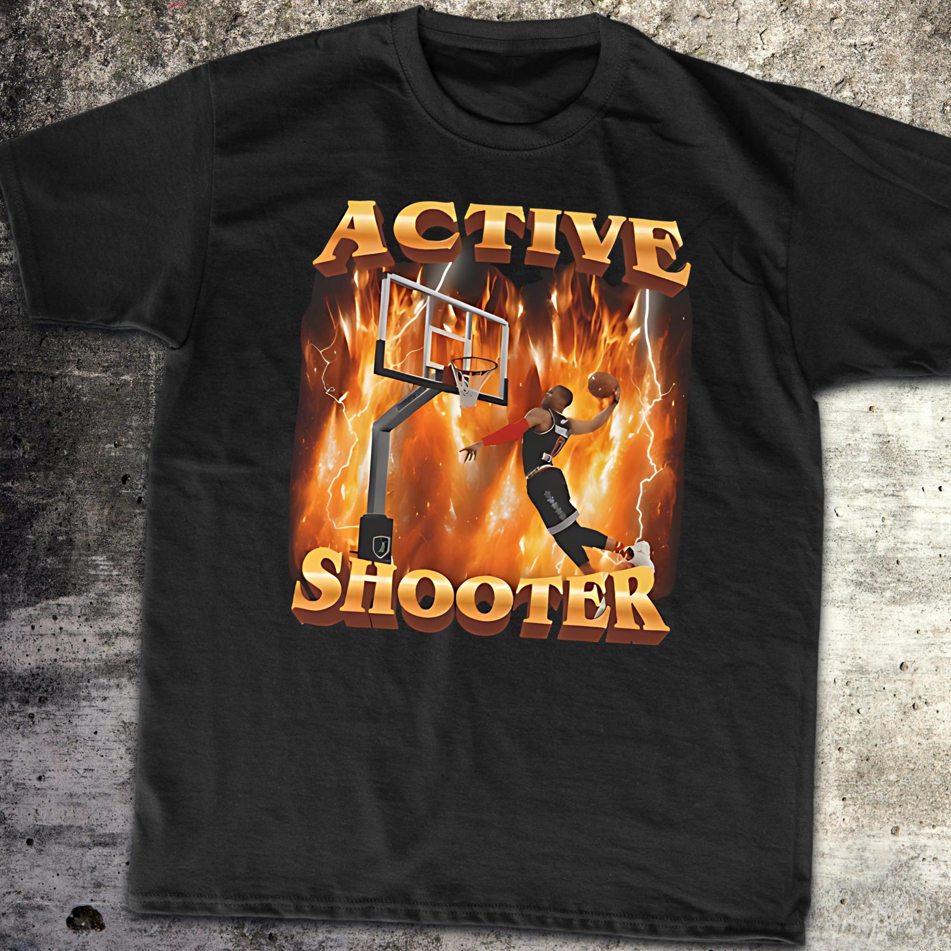 Active Shooter Tee Meme Meme Joke Tee Gif Oddly Tee Unisex T-shirt, Sweatshirt, Hoodie (1)
