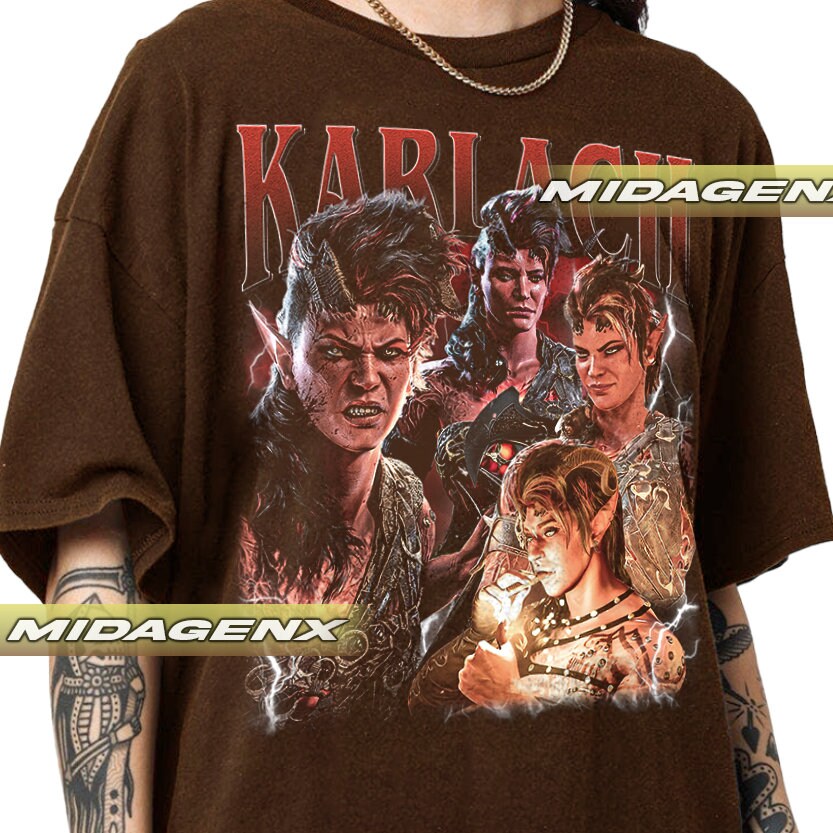 Limited Karlach Baldurs Gate Vintage Man Unisex T-shirt, Sweatshirt, Hoodie (3)