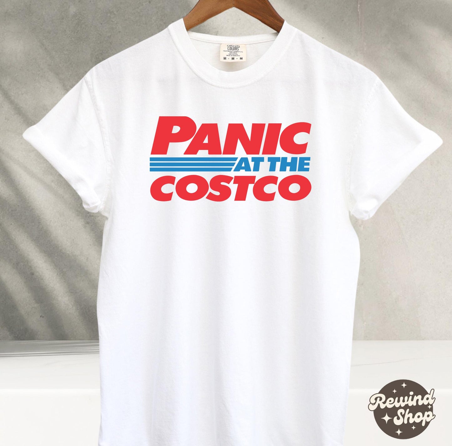 Panic Costco Vintage Retro Costco Costco Lovers Costco Tee Oversized Washed Tee Costco (2)