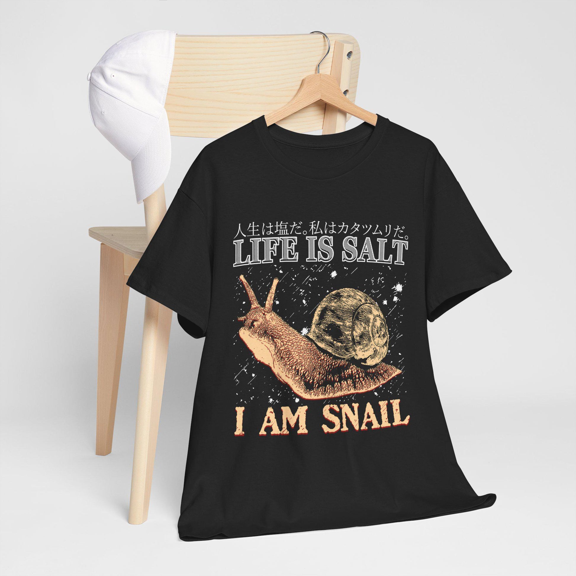 Life Salt Am Snail Vintage Japanese Unisex T-shirt, Sweatshirt, Hoodie (4)