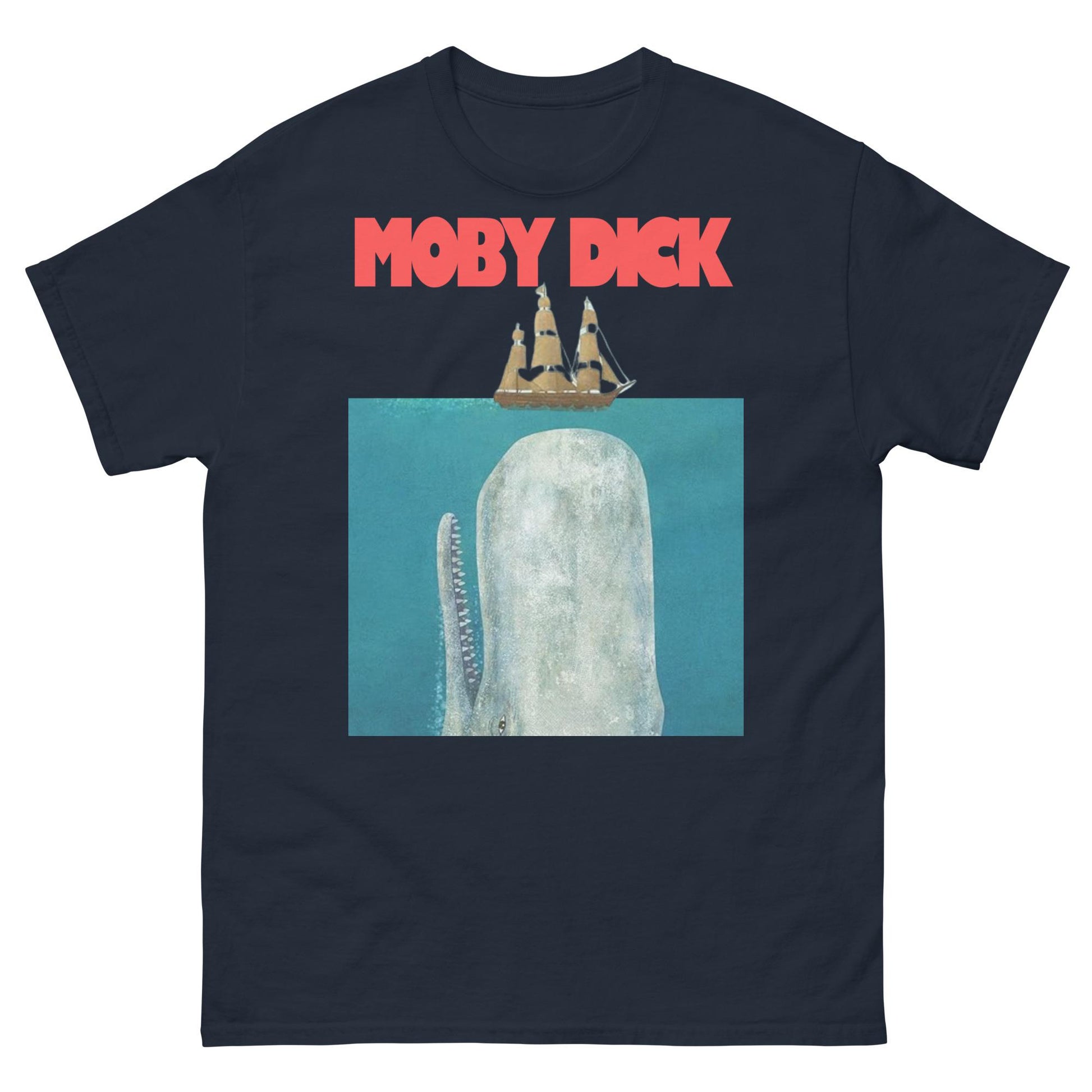 Moby Dick Vintage Literary Whale Retro Book Lover Novel Readers Ocean Fans (4)