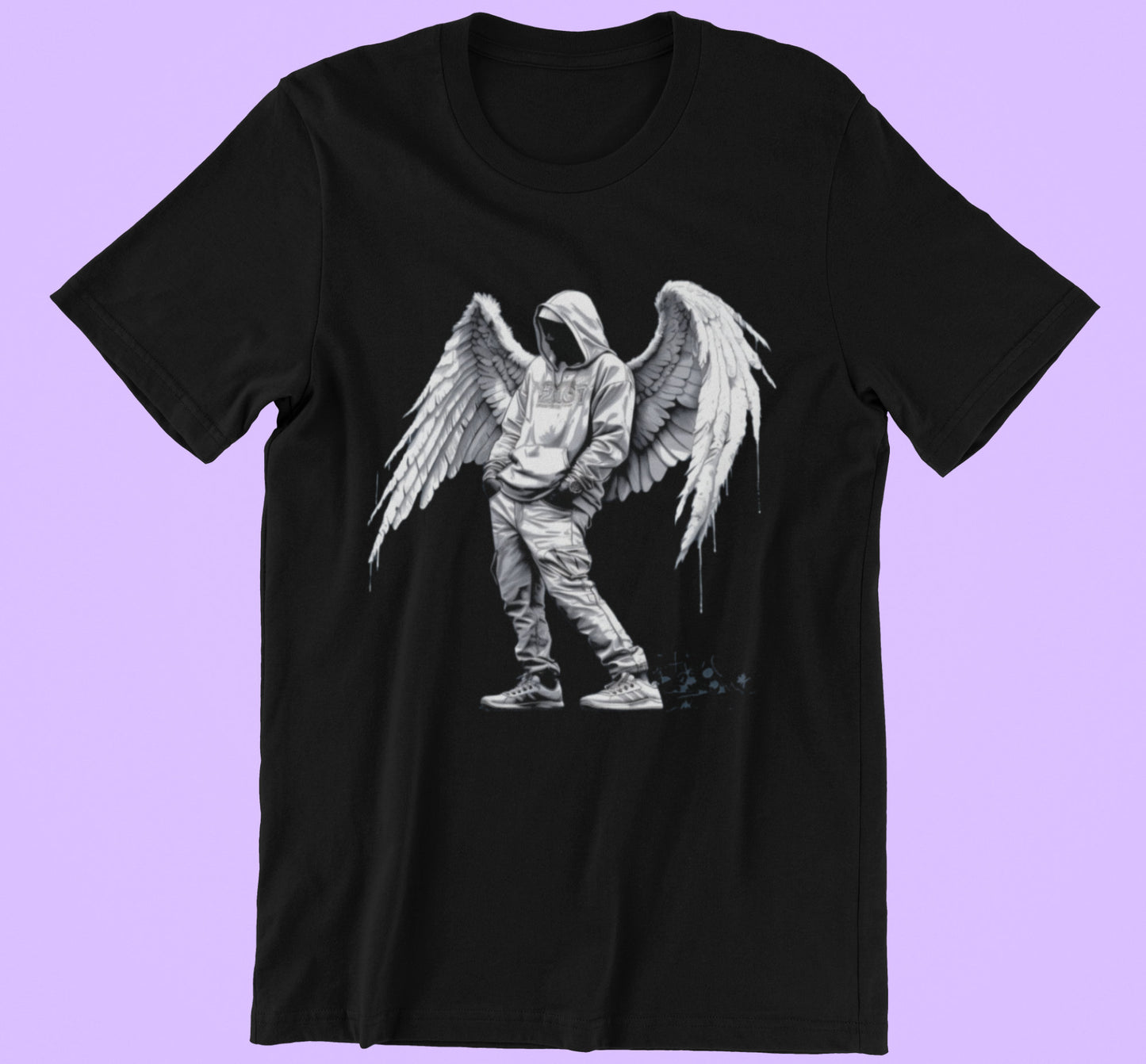 Hip Hop Angel Wings Urban Graffiti Art Tee Unisex T-shirt, Sweatshirt, Hoodie (1)