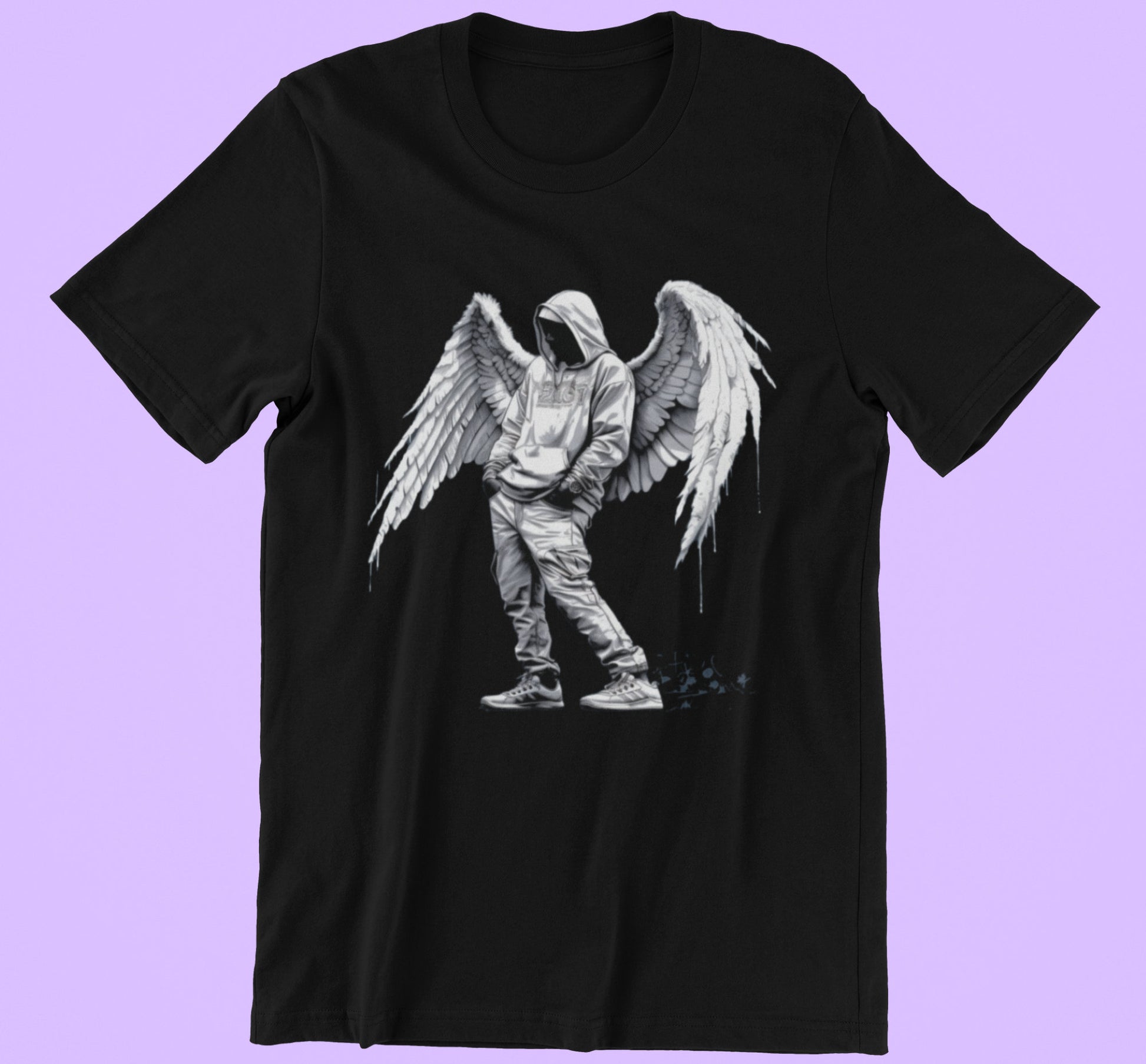 Hip Hop Angel Wings Urban Graffiti Art Tee Unisex T-shirt, Sweatshirt, Hoodie (1)