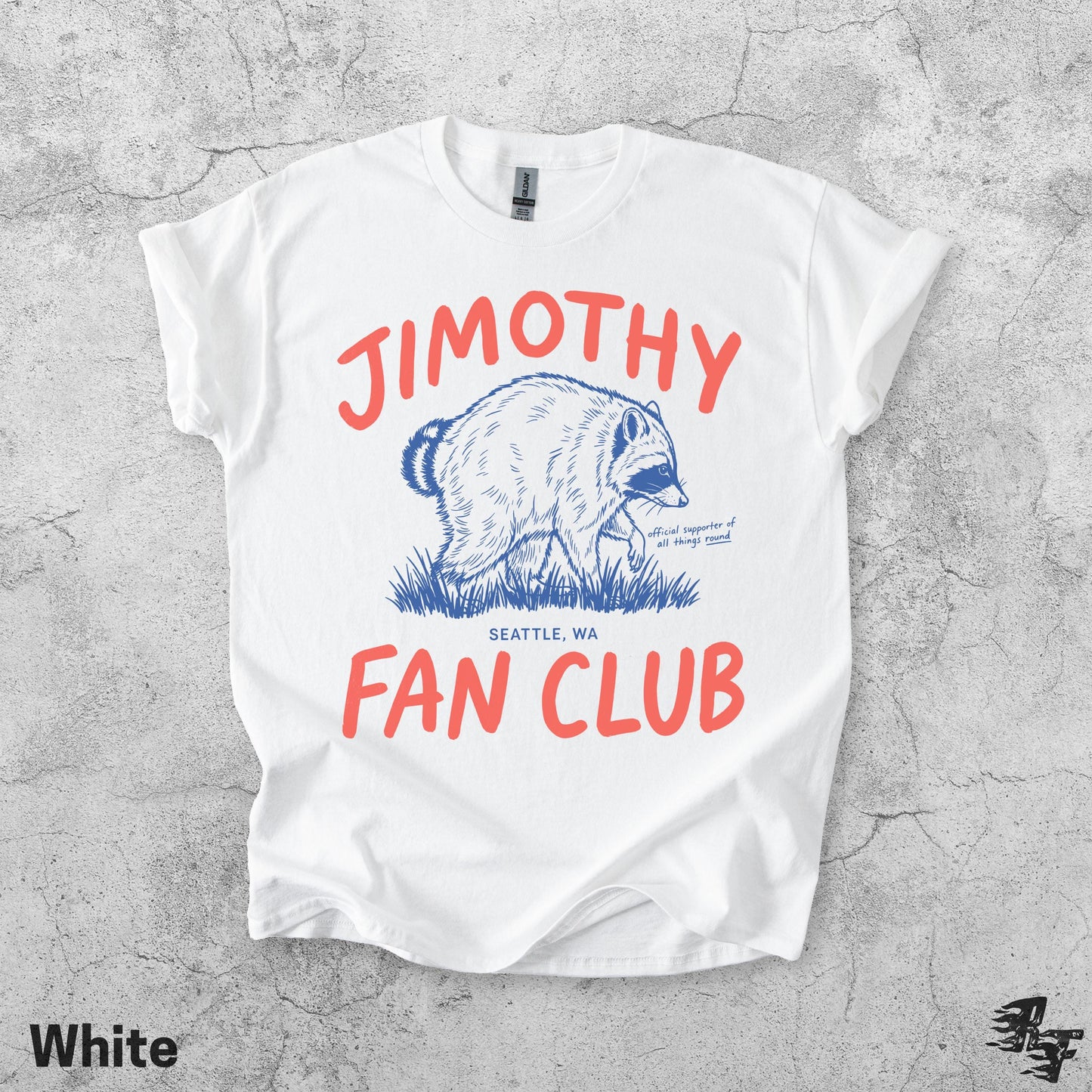 Jimothy Fan Club Raccoon Trash Panda Meme Tee Seattle Animal Lover Gif (2)