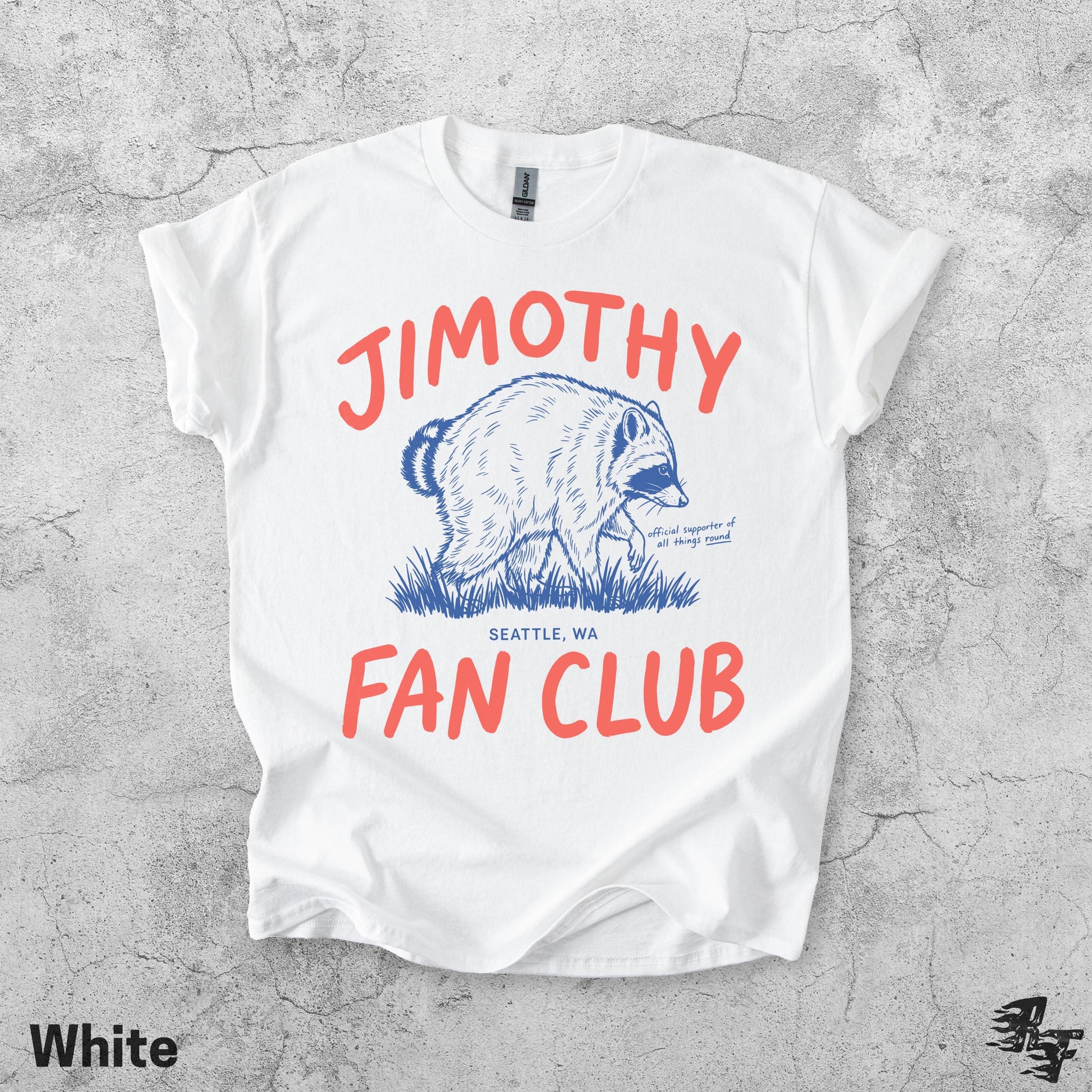 Jimothy Fan Club Raccoon Trash Panda Meme Tee Seattle Animal Lover Gif (2)